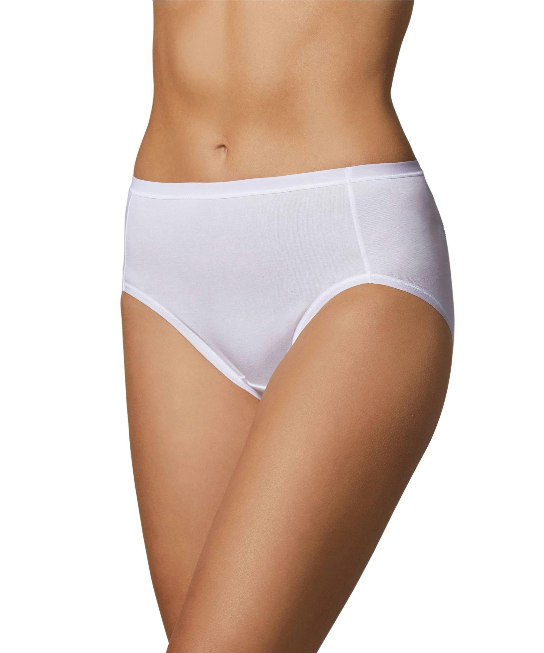 Denver Hayes Women's 2 Pack Perfect Fit Cotton Stretch Hi Cut Panty