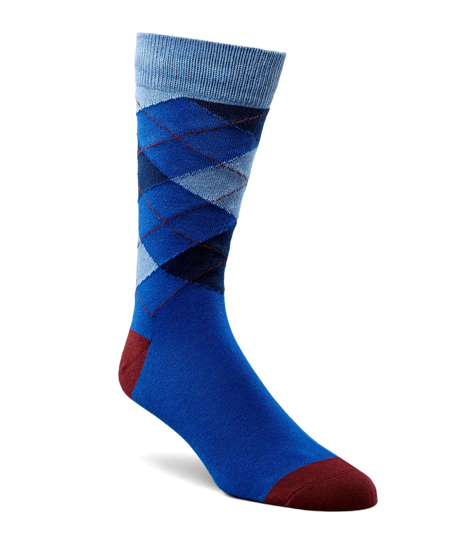 Denver Hayes Men's Novelty Patterned FreshTech Casual Crew Socks