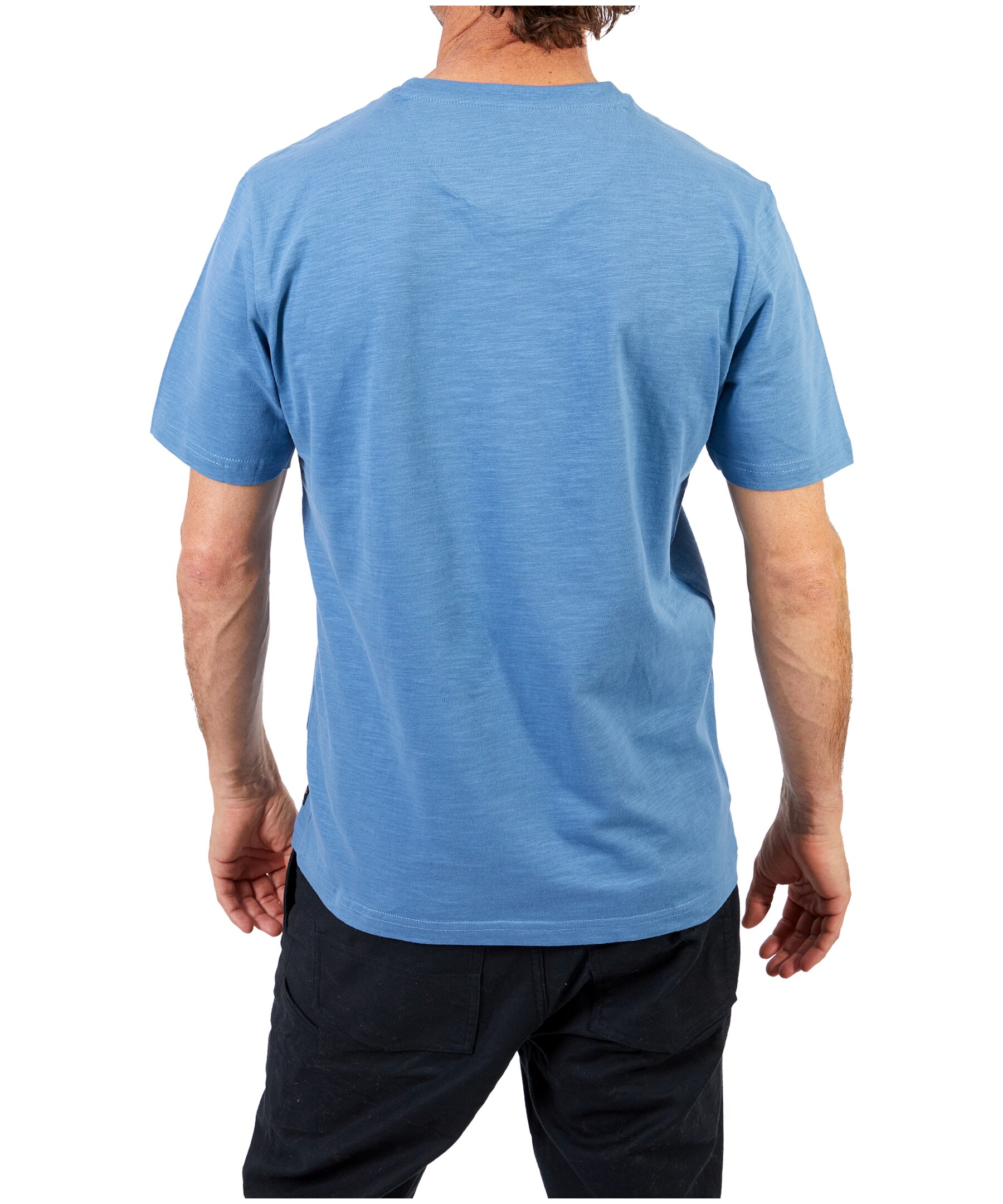 Men's Slub With Contrast Pocket T Shirt