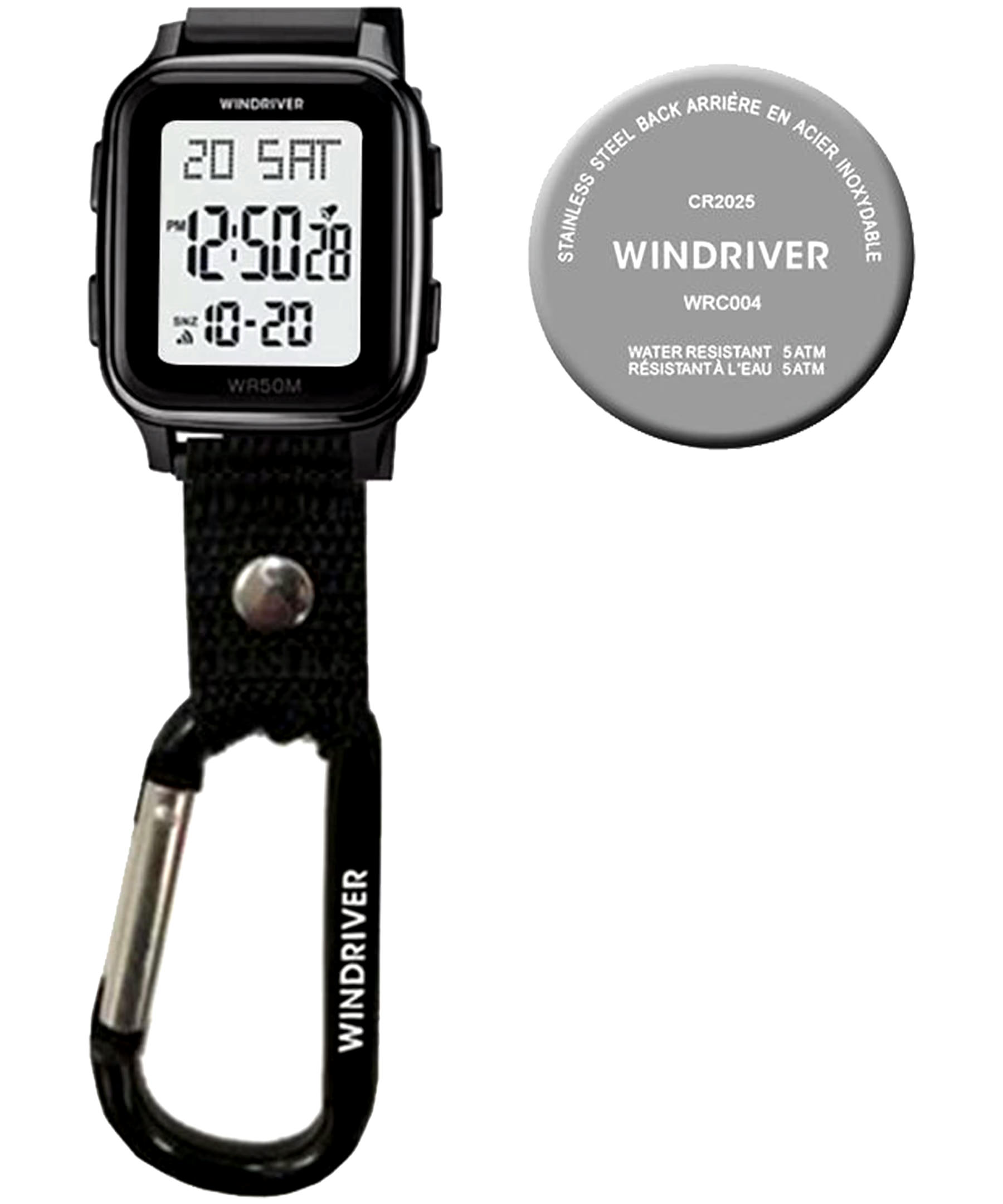 WindRiver Analogue Clip Watch