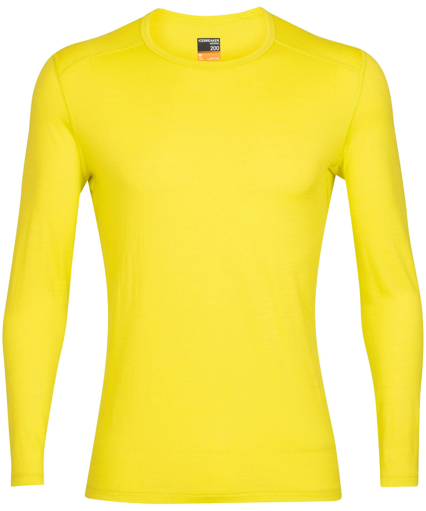 Icebreaker Men's 200 Oasis Long Sleeve Crewe Thermal Top