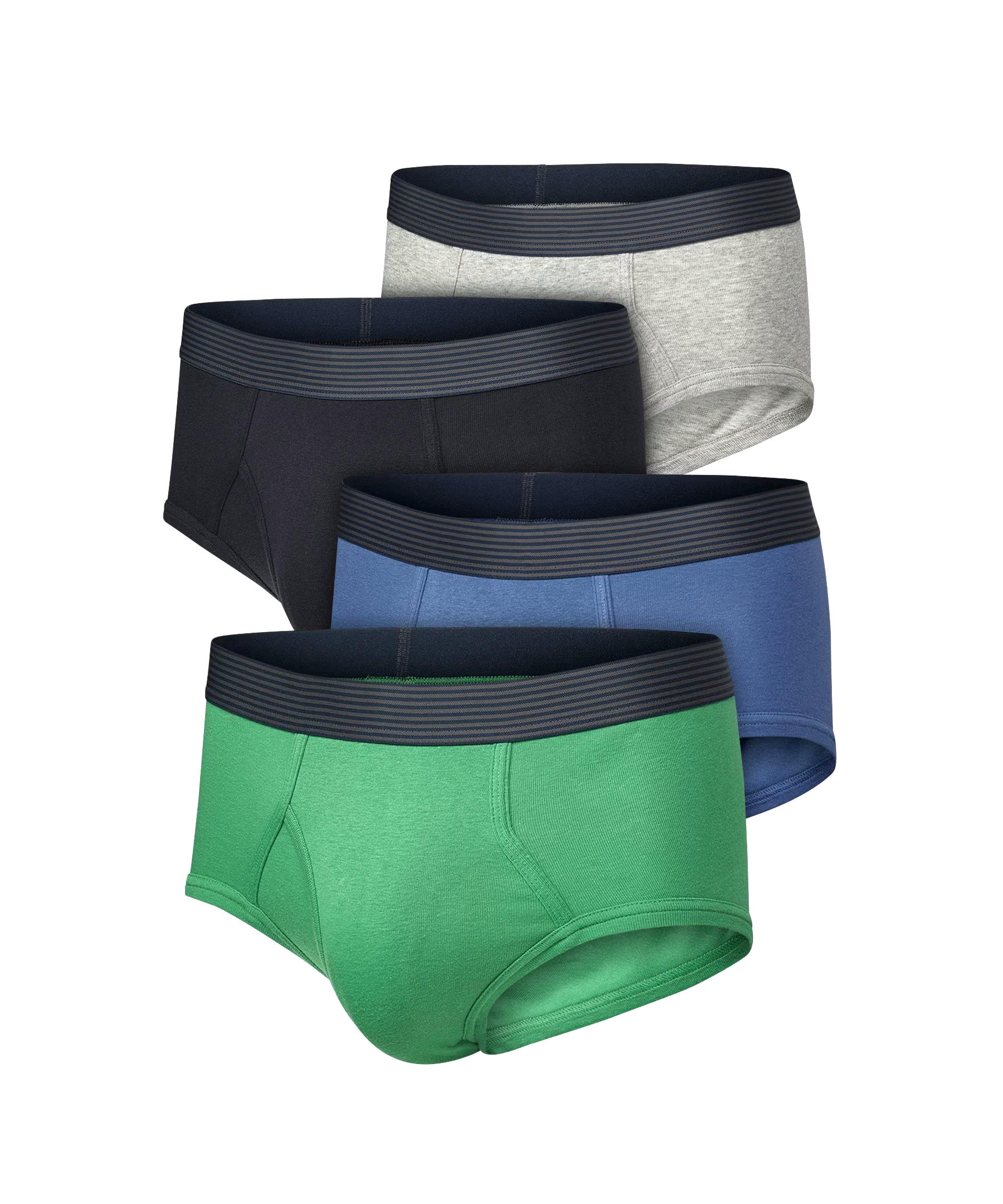 Denver Hayes Men's 4 Pack Classic Briefs Underwear