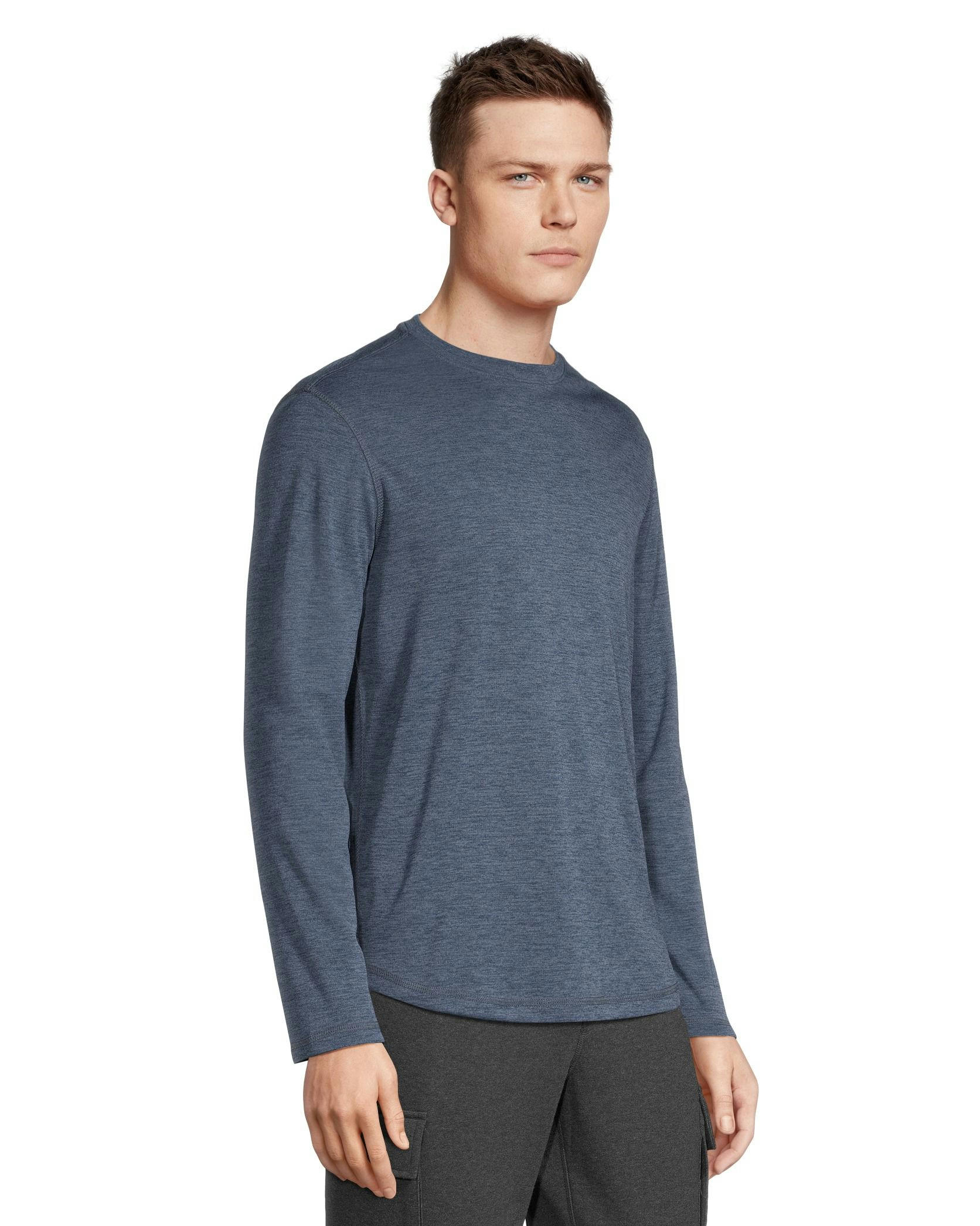 Matrix Men's Core Long Sleeve driWear FreshTech Crewneck T Shirt