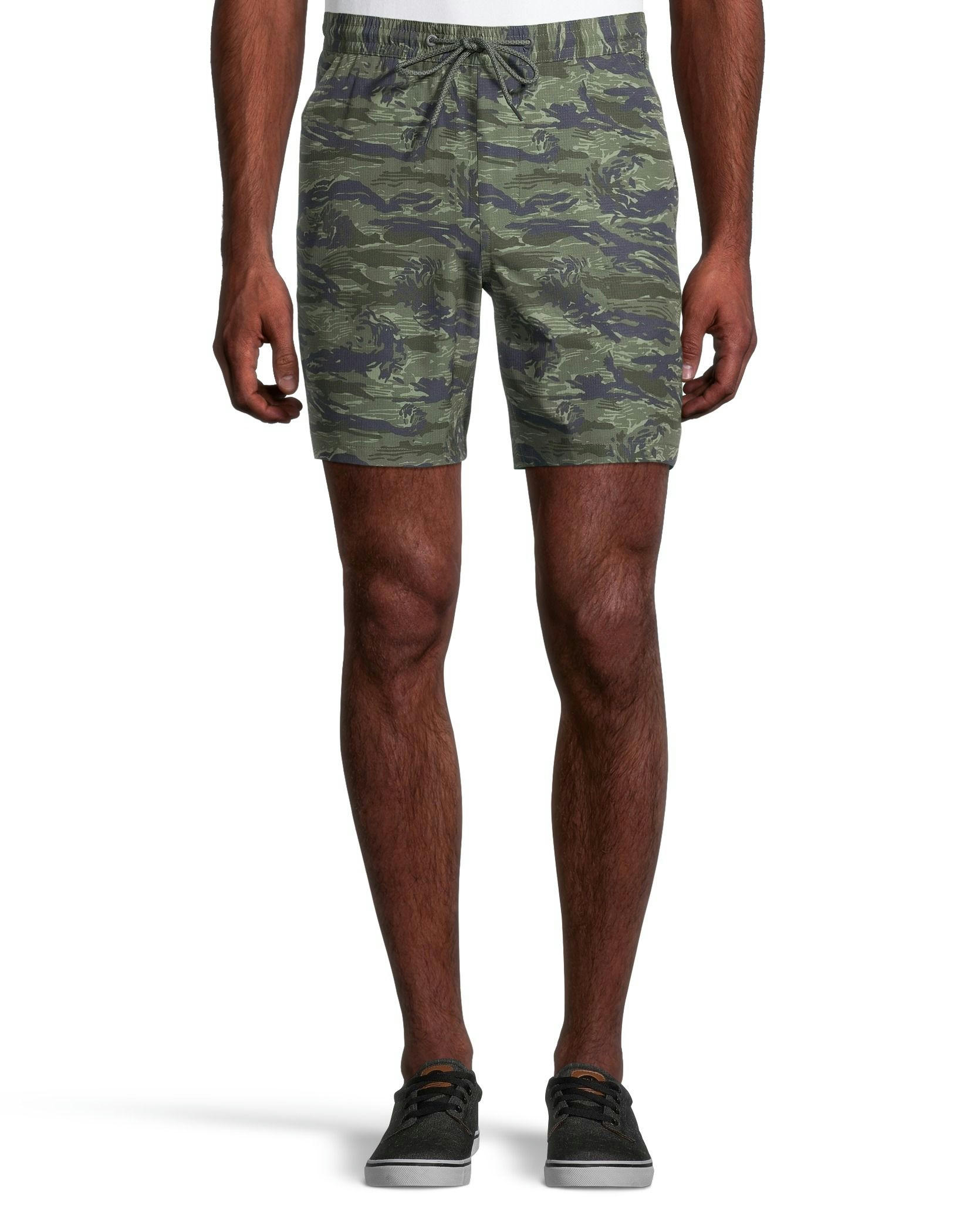 FarWest Men's Mid Rise Quick Dry Hybrid Volley Shorts