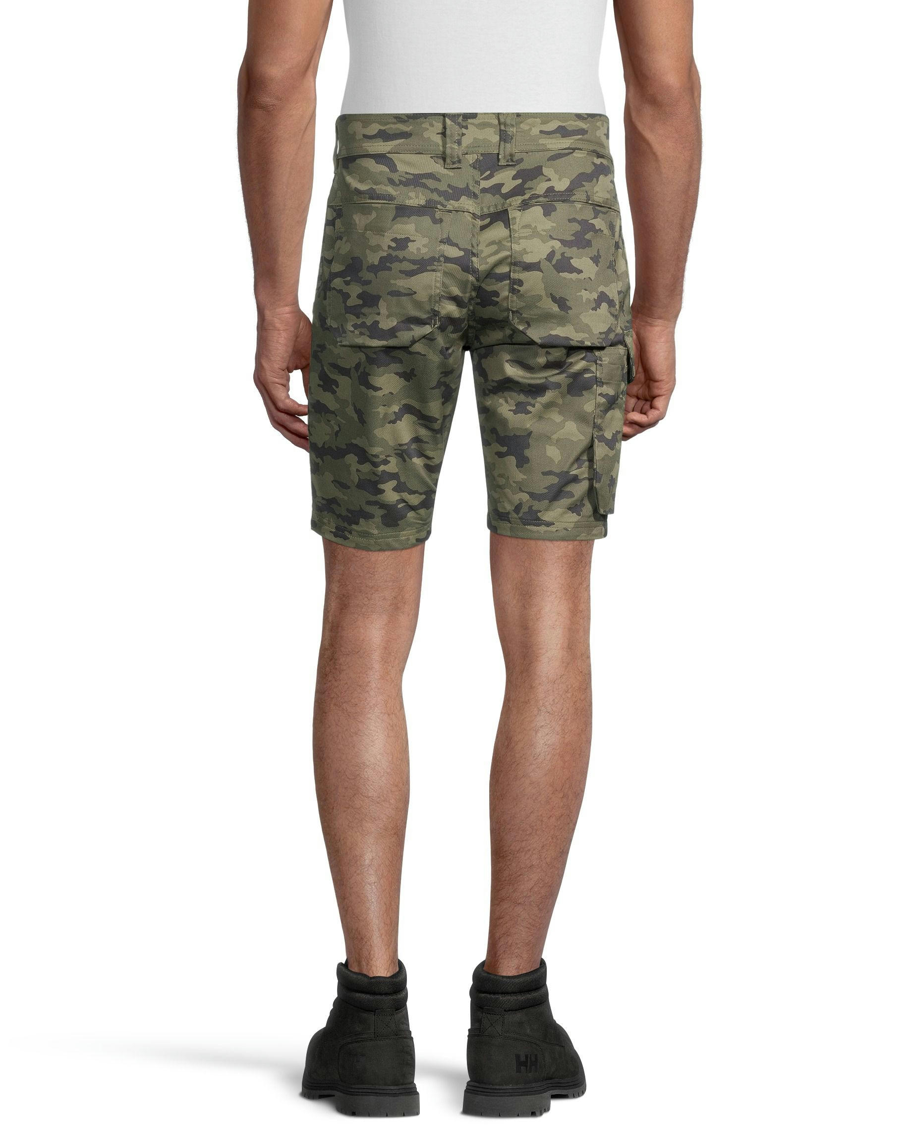 Helly Hansen Workwear Men's Manchester Mechanical Stretch Camo Work Shorts