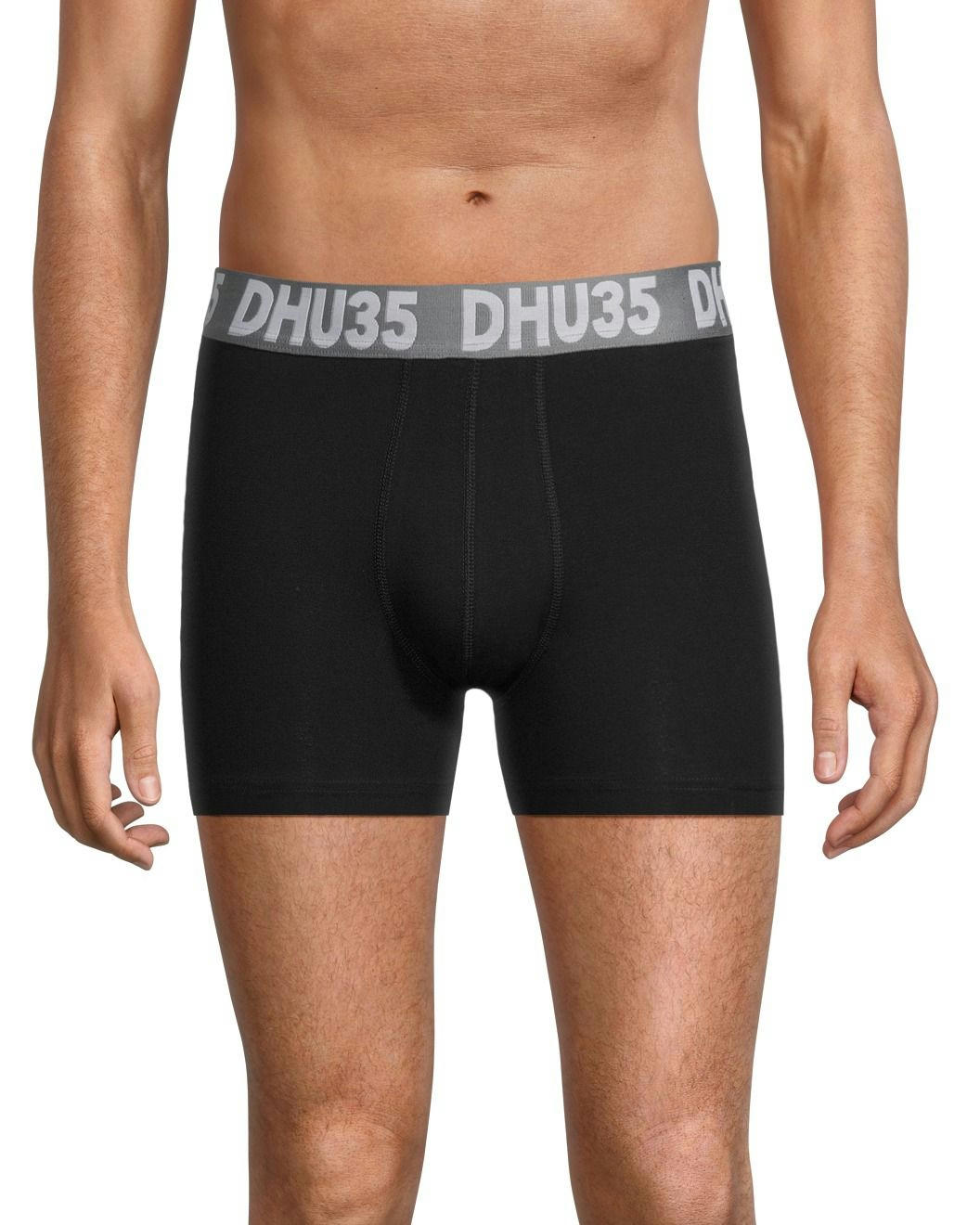 Denver Hayes Men's 3 Pack Fashion Cotton Stretch Elastic Trunk Briefs Underwear