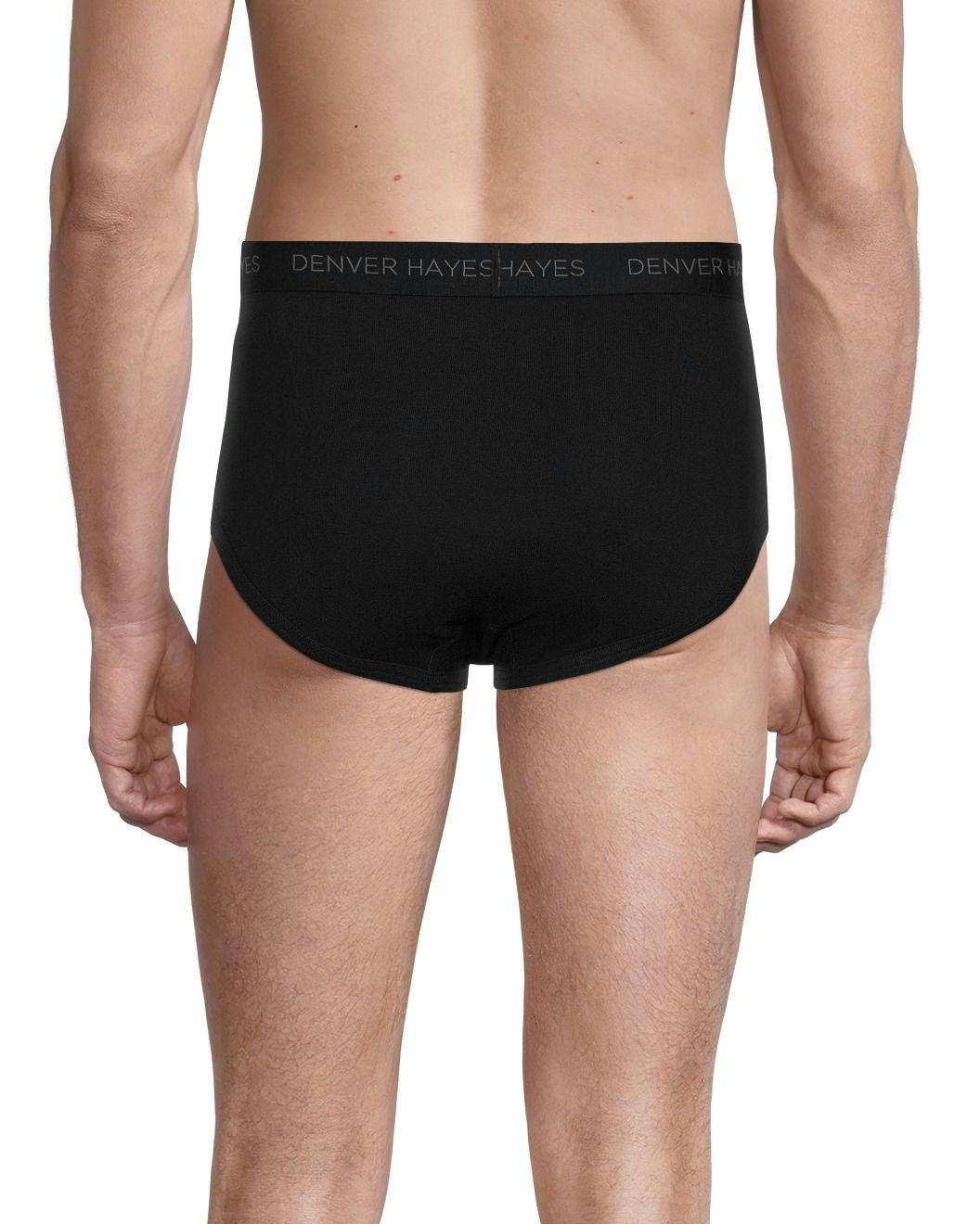 Denver Hayes Men's Classic 3 Pack Underwear Basic Briefs