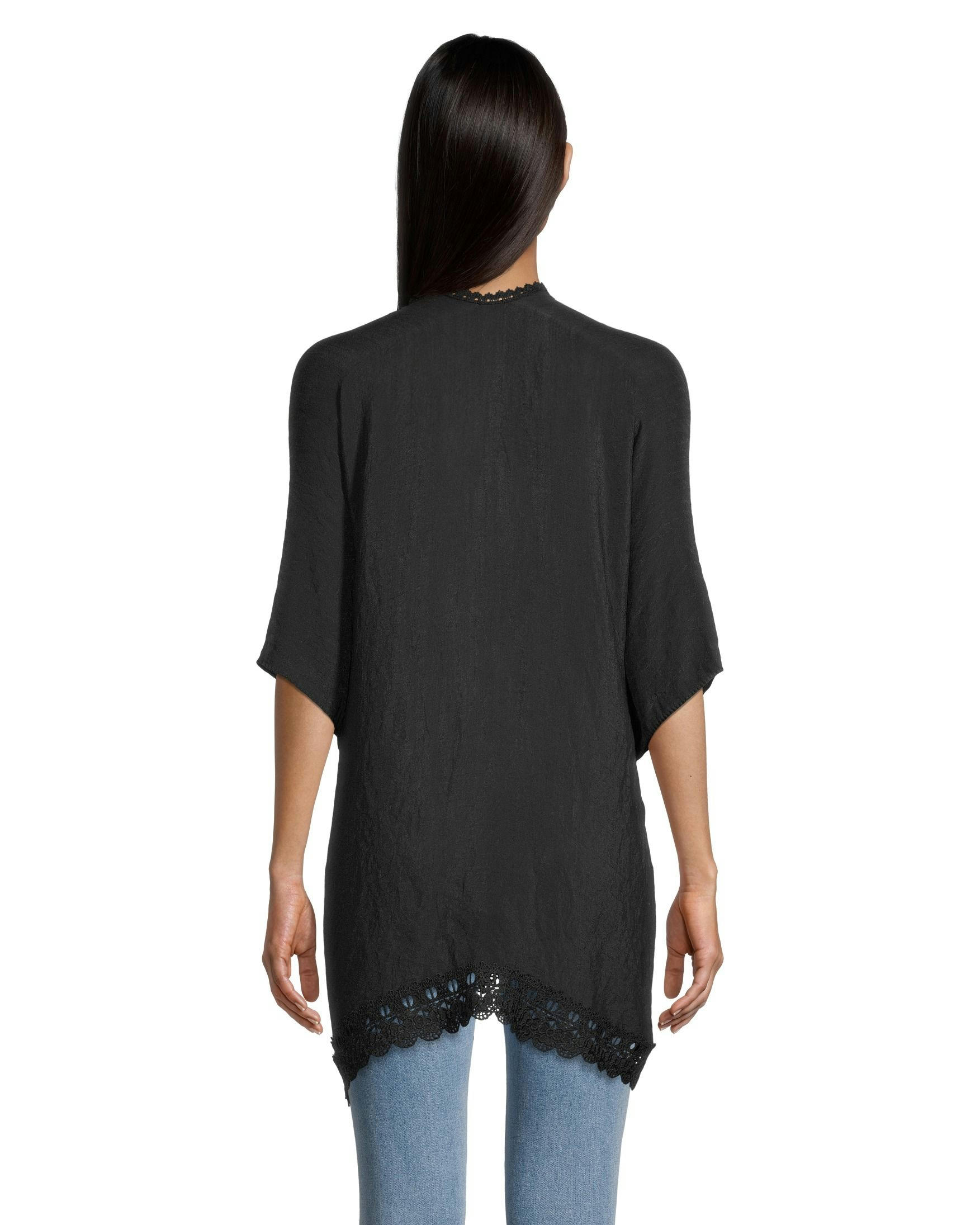 Women's Lace Edge Ruana