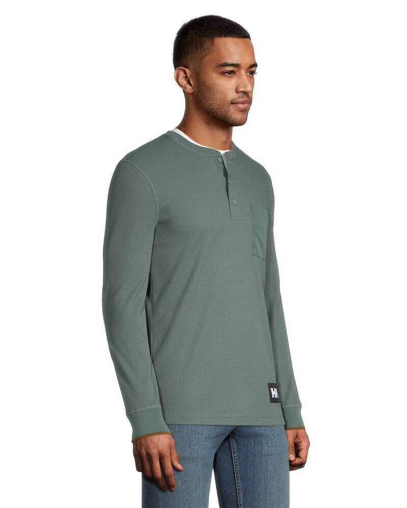 Helly Hansen Men's Long Sleeve Waffle Knit Henley Shirt