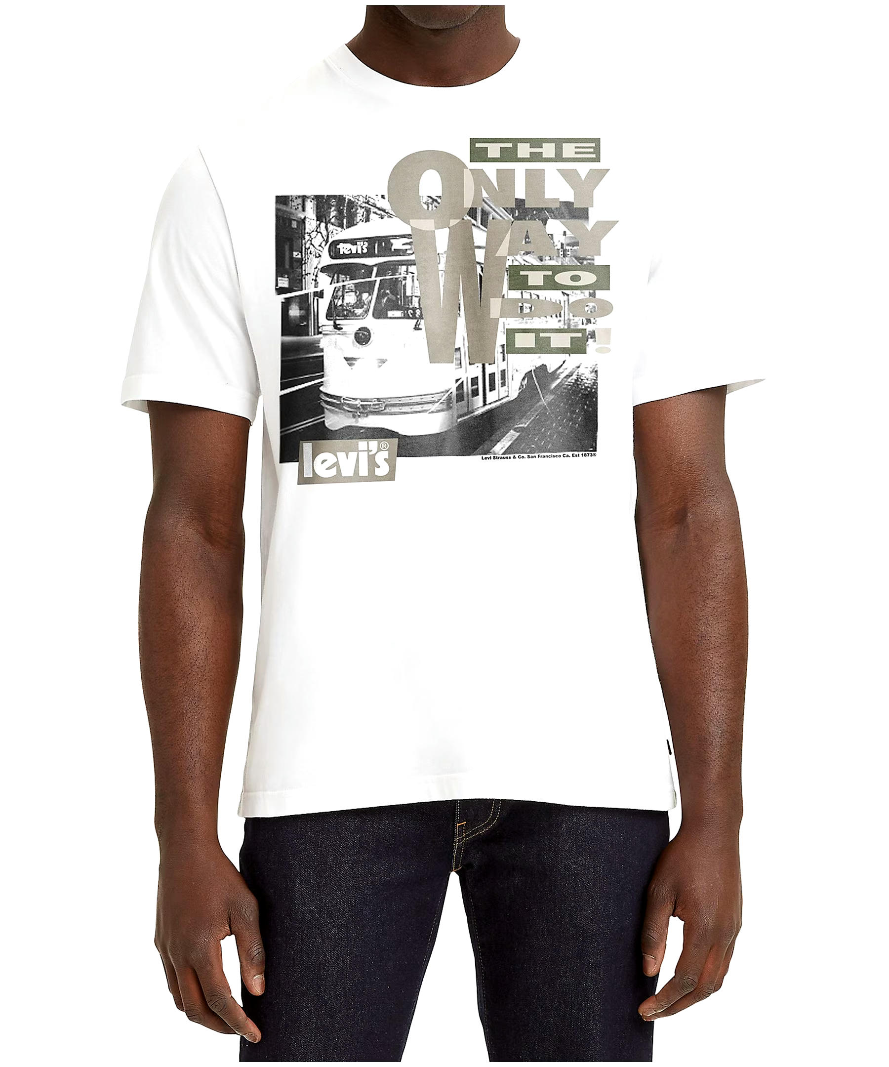 Levi's Men's Relaxed Fit Short Sleeve Only Way Graphic T Shirt