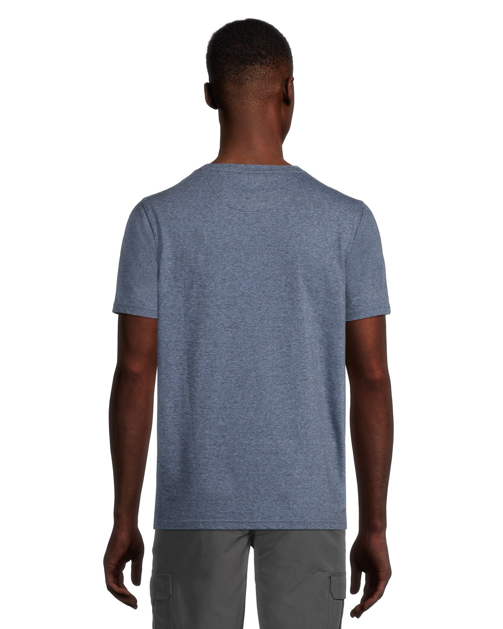 Men's Short Sleeve Modern Fit Snow Yarn Henley Shirt