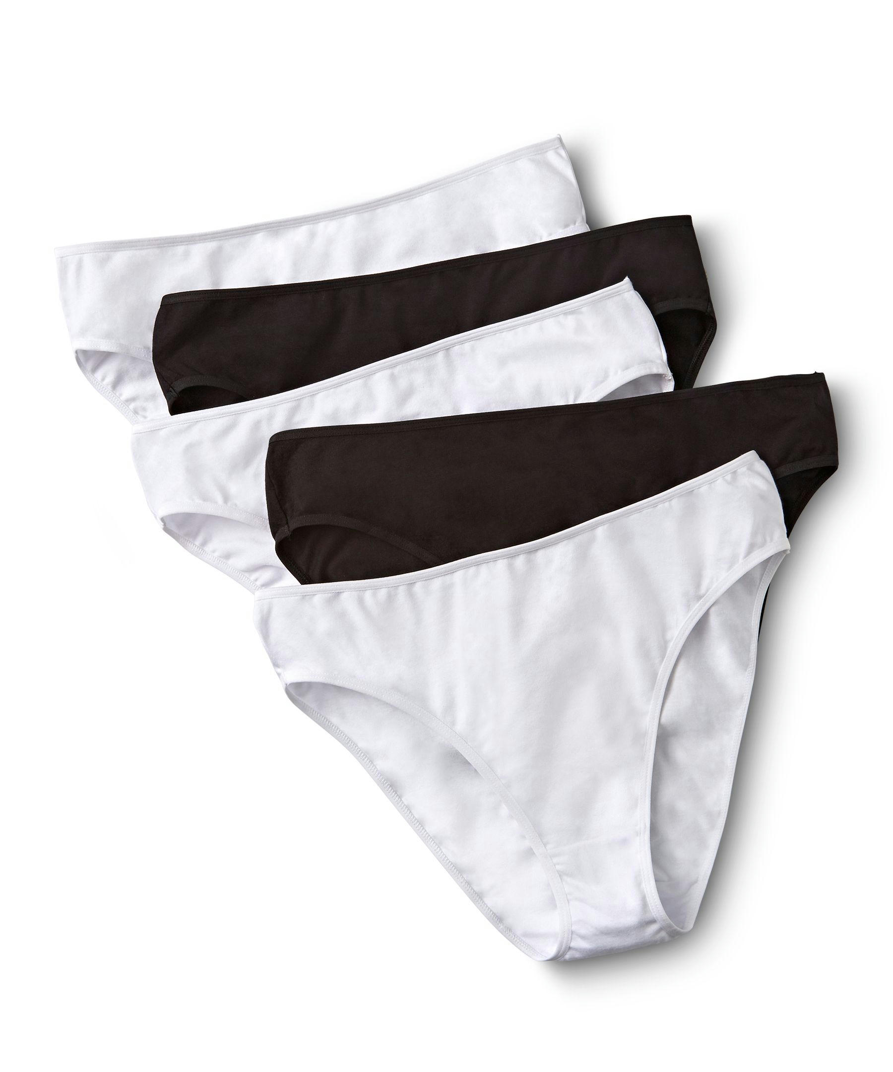 Denver Hayes Women's 5-pack Cotton Stretch Hi-Cut Underwear