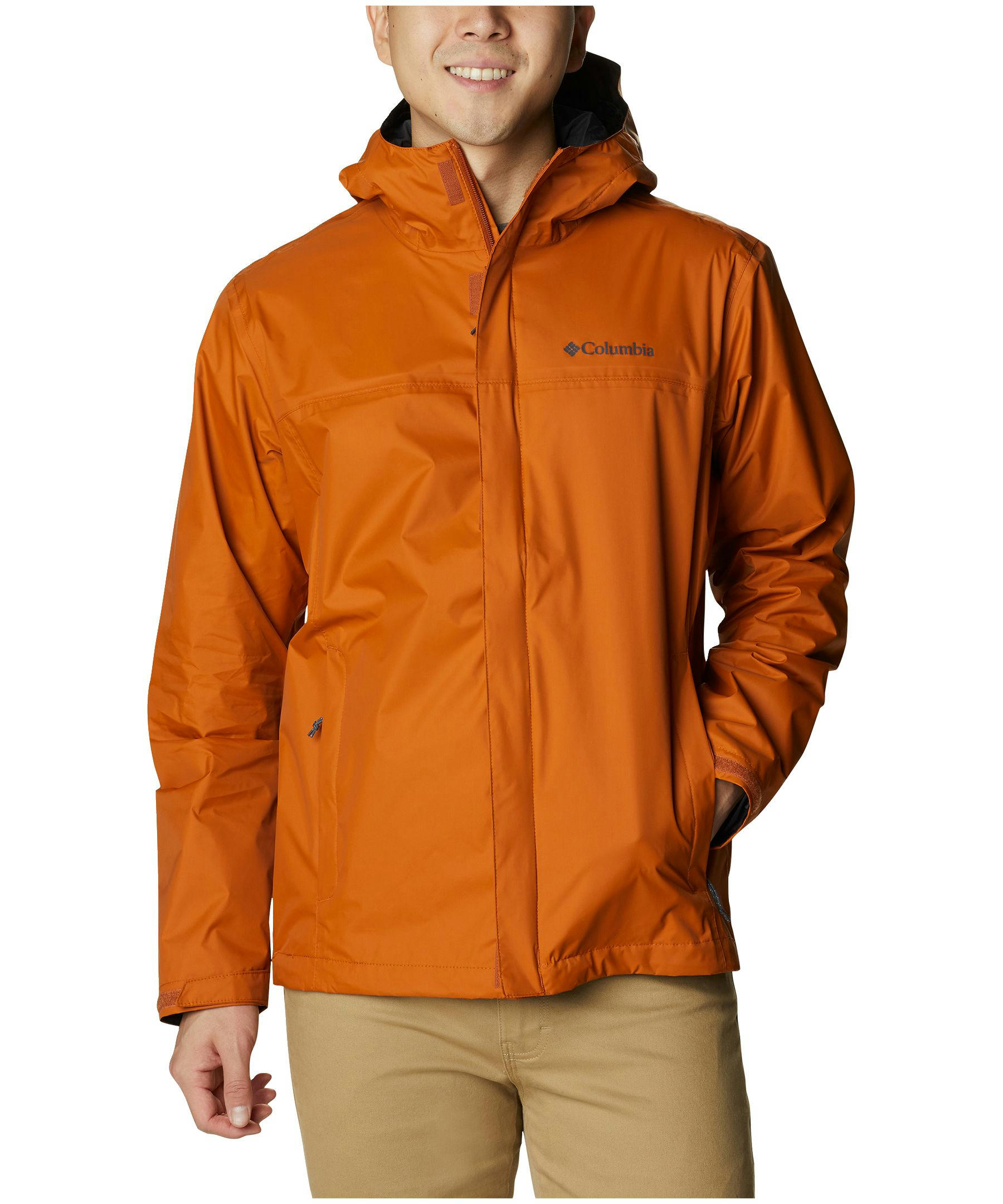 Columbia Men's Watertight II Hooded Rain Jacket, Waterproof, Breathable, Packable, Hiking
