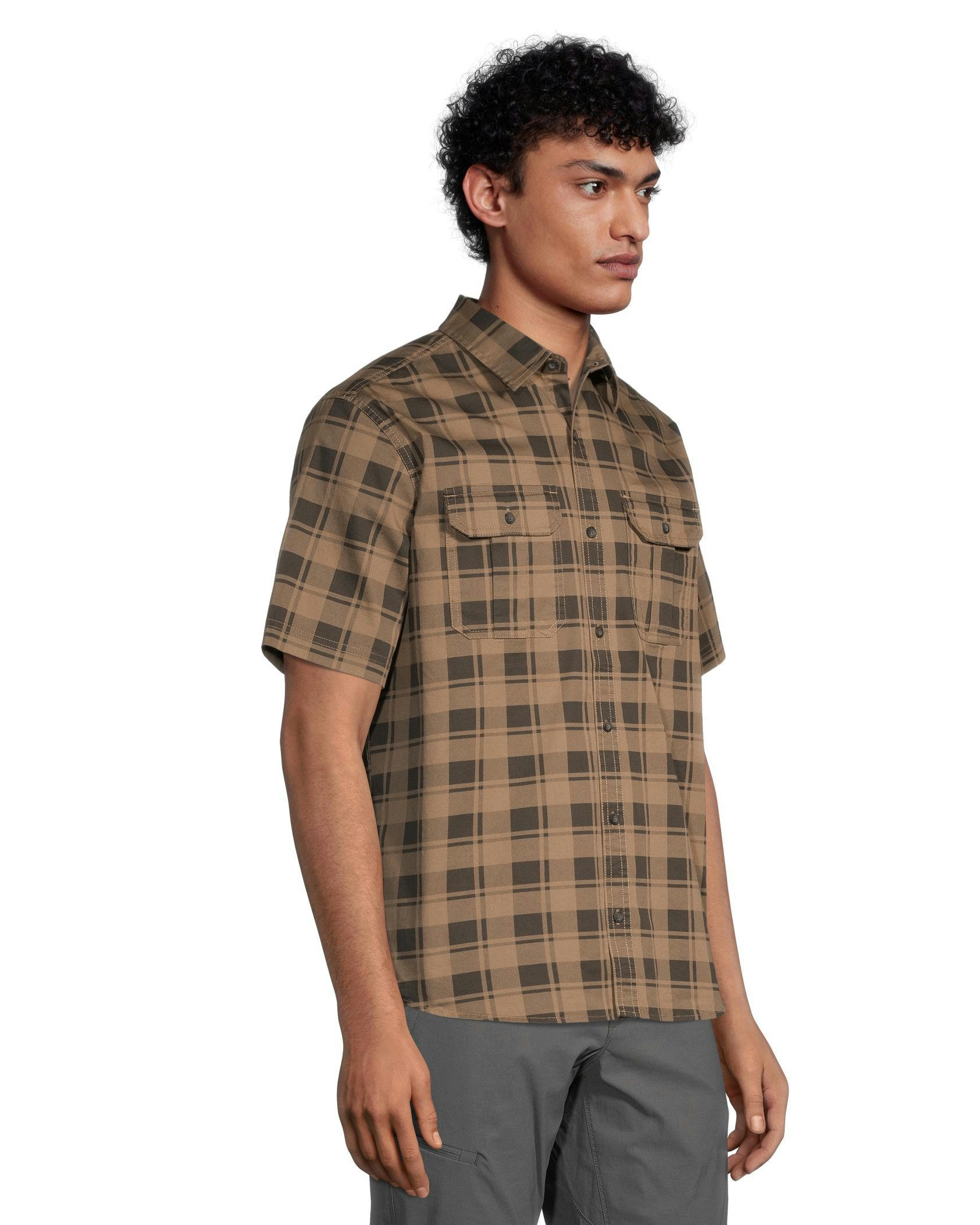 WindRiver Men's Classic Fit Short Sleeve Utility Shirt