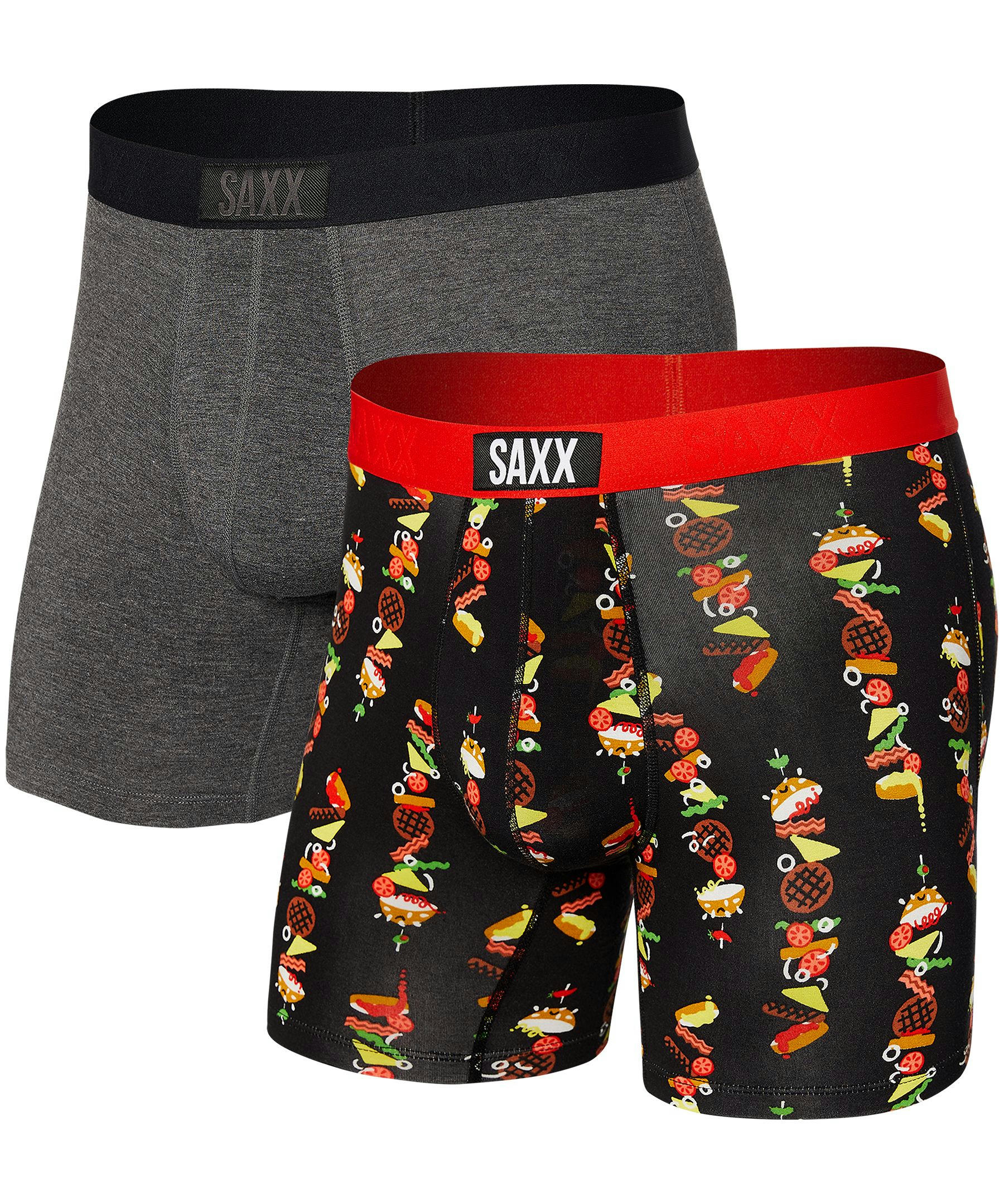 SAXX Men's 2 Pack Vibe Slim Fit Boxer Briefs