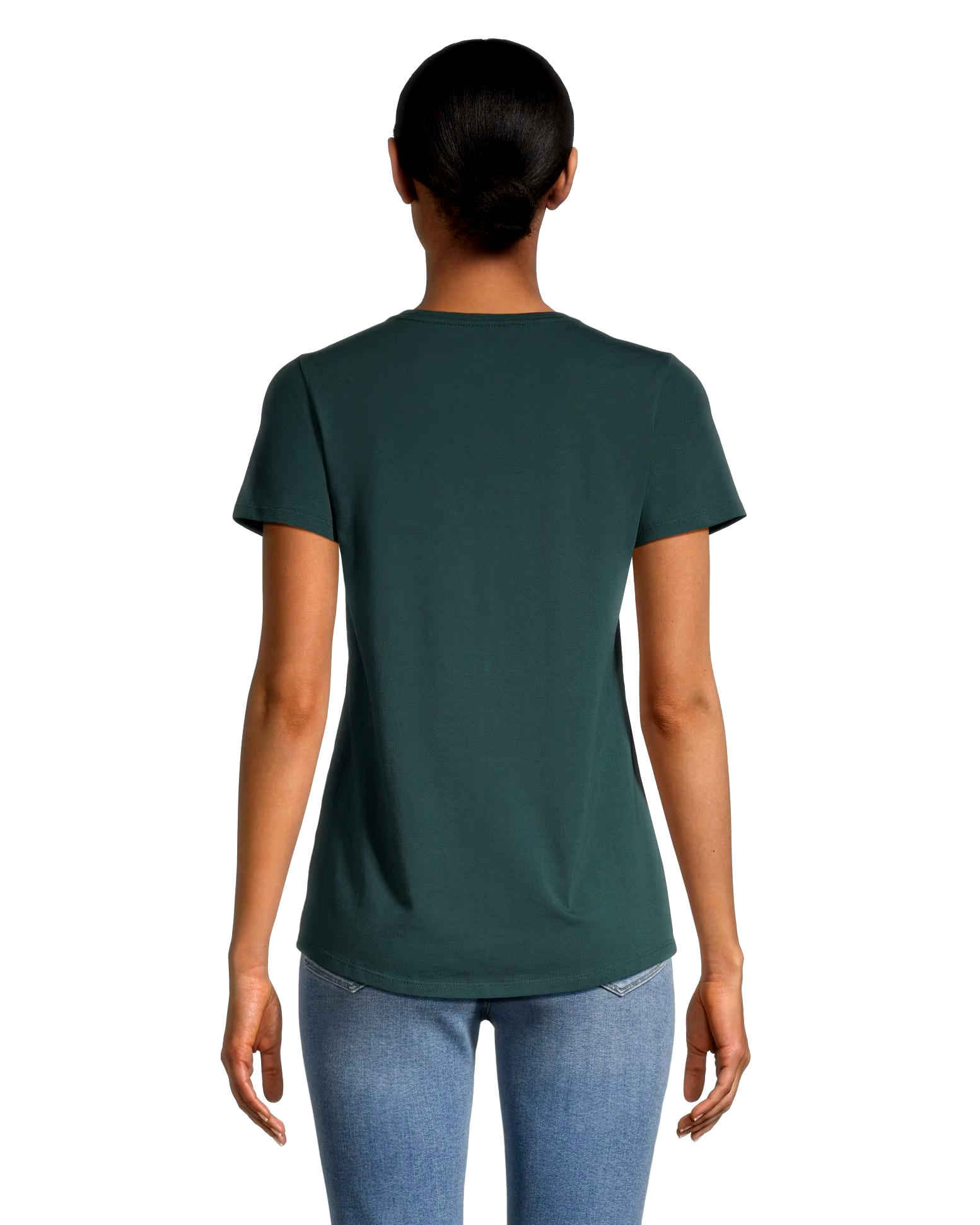 Denver Hayes Women's Semi Fitted V Neck T Shirt