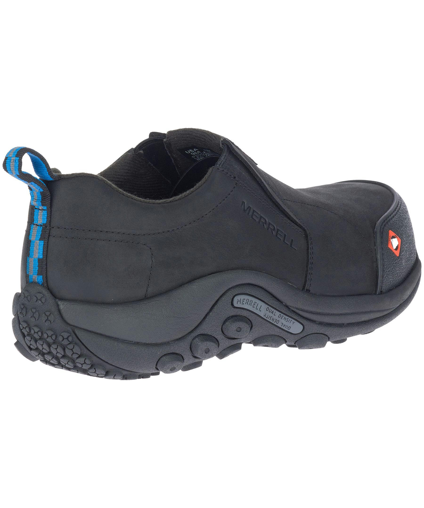 Merrell Men's Composite Toe Composite Plate Work Jungle MOC Leather Black