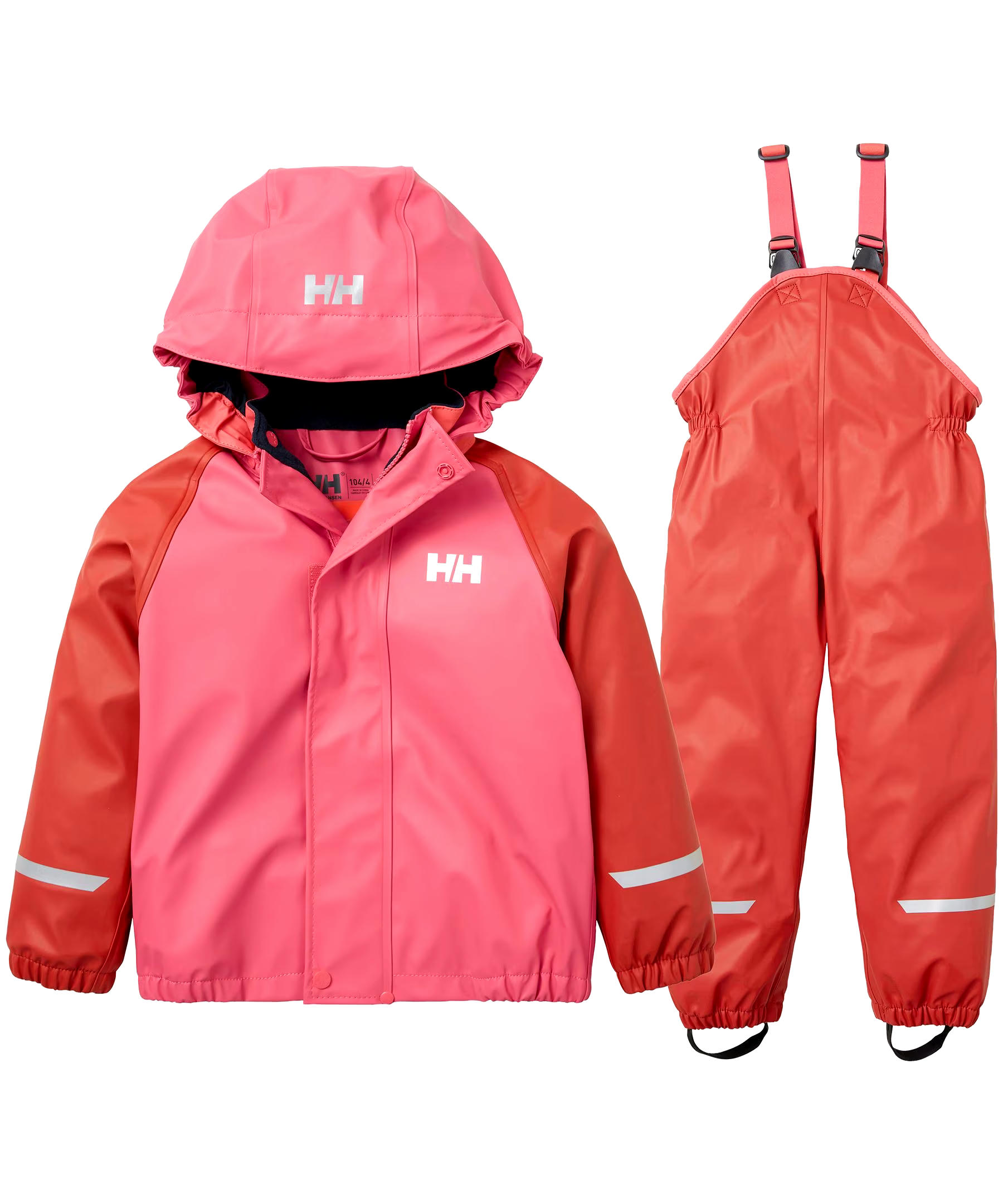 Helly Hansen Toddler Unisex 2-Piece Bergen Fleece Lined Waterproof Rain Set