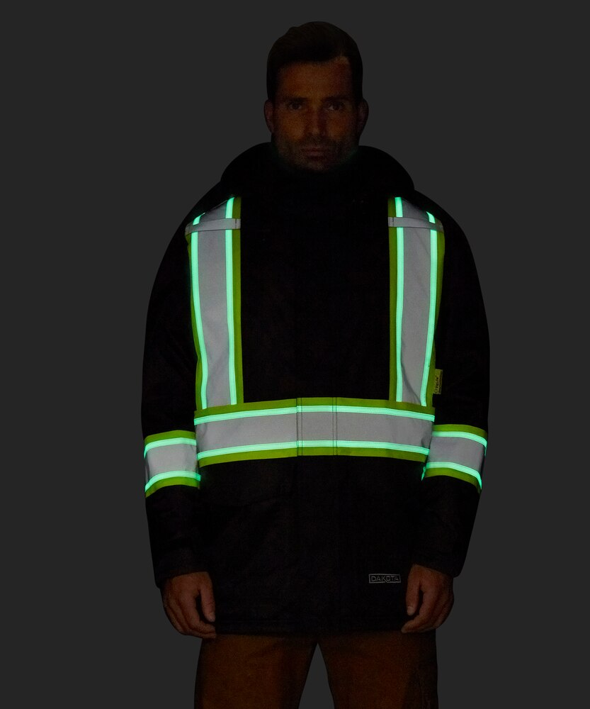 Dakota WorkPro Series Men's VizLite DT Class 1 T-Max Lined 150D Jacket