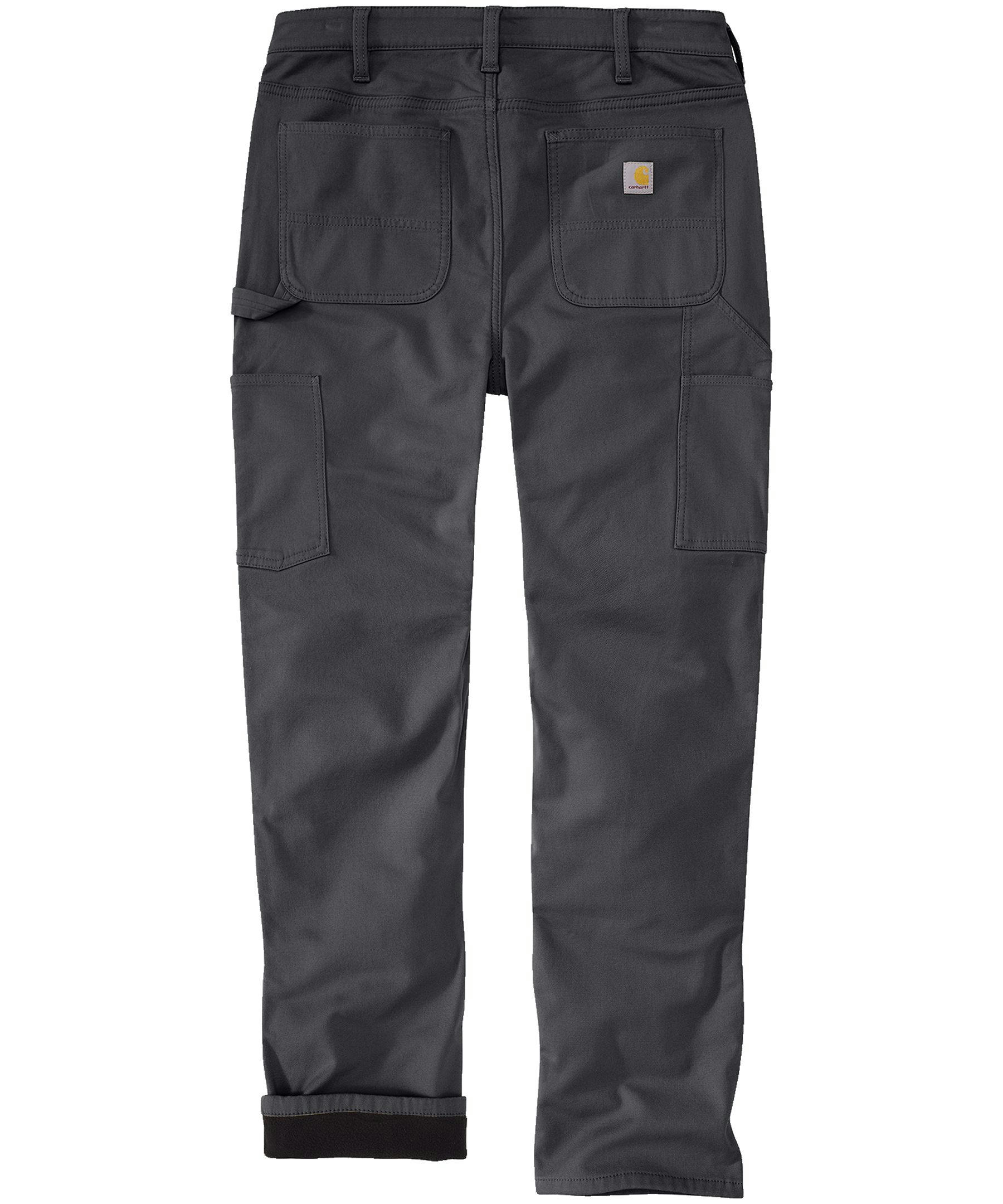 Carhartt Women's Rugged Flex Mid Rise Fleece Lined Canvas Work Pants