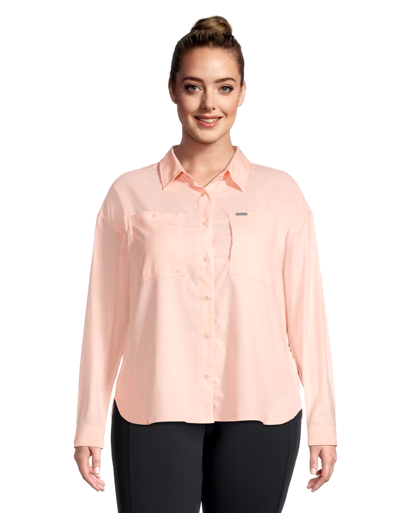 Columbia Women's Silver Ridge Omni-Shade Long Sleeve Shirt - Plus Size