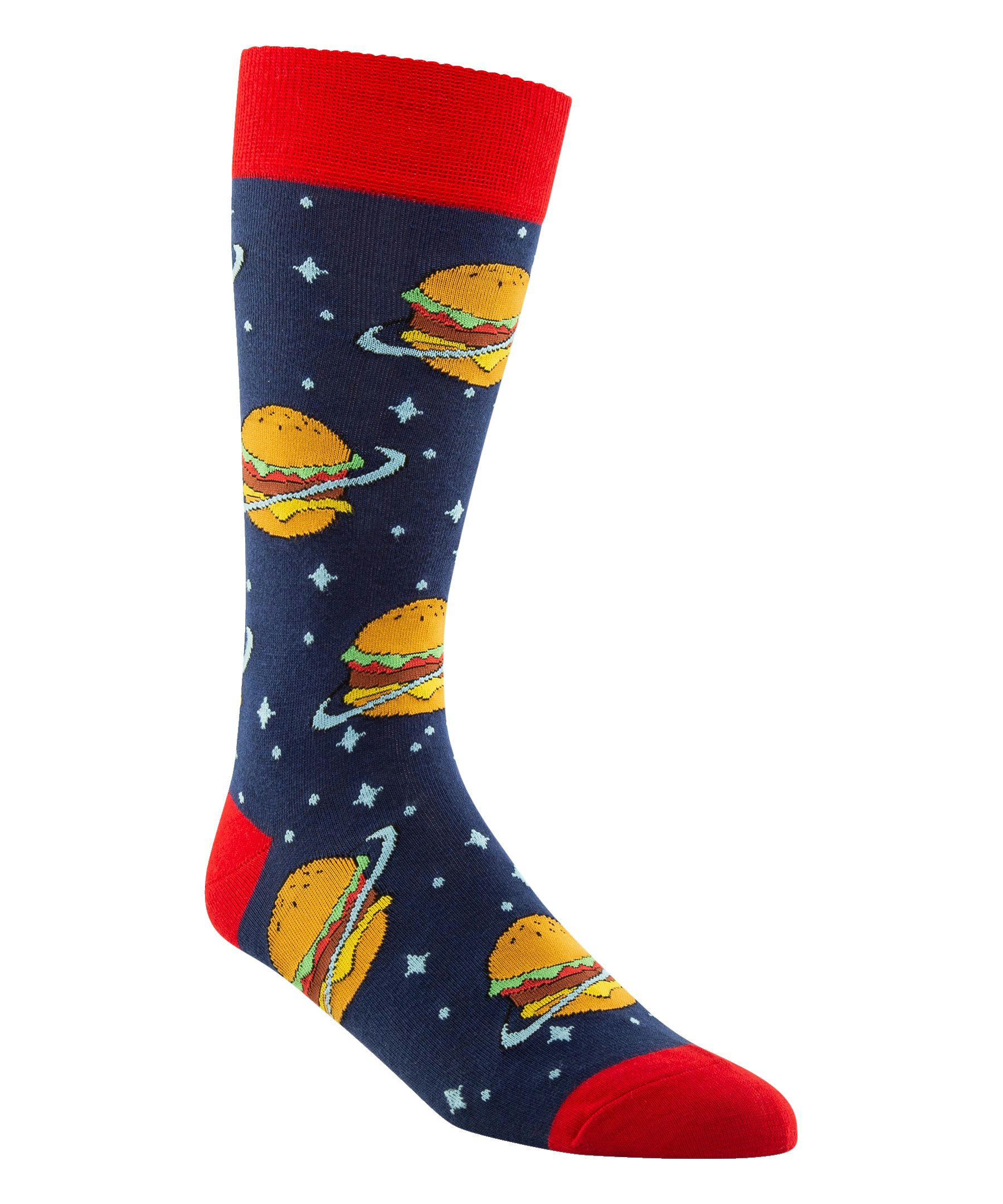 Denver Hayes Men's Novelty Food Pattern Crew Socks
