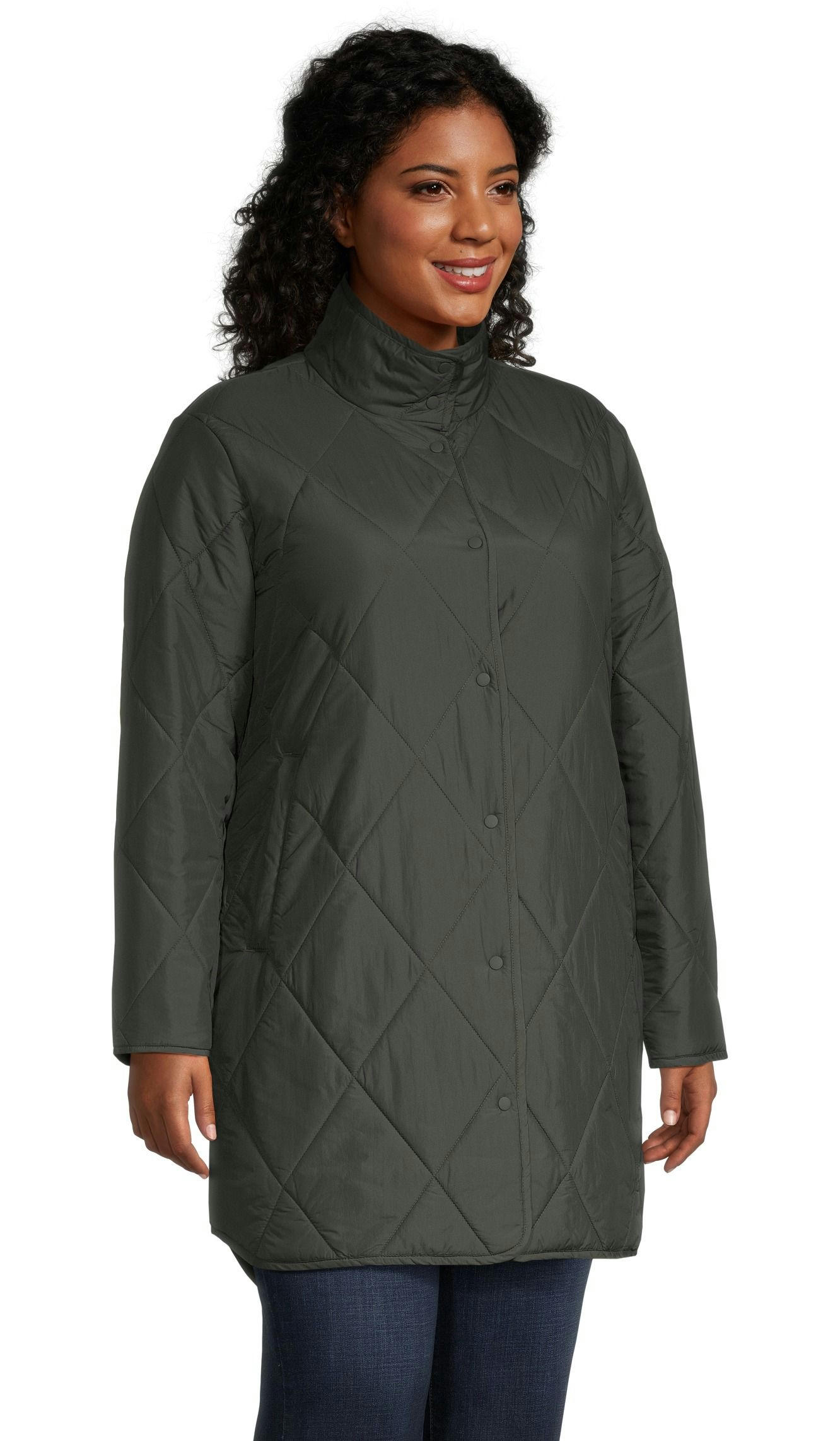 Denver Hayes Women's Quilted Long Jacket
