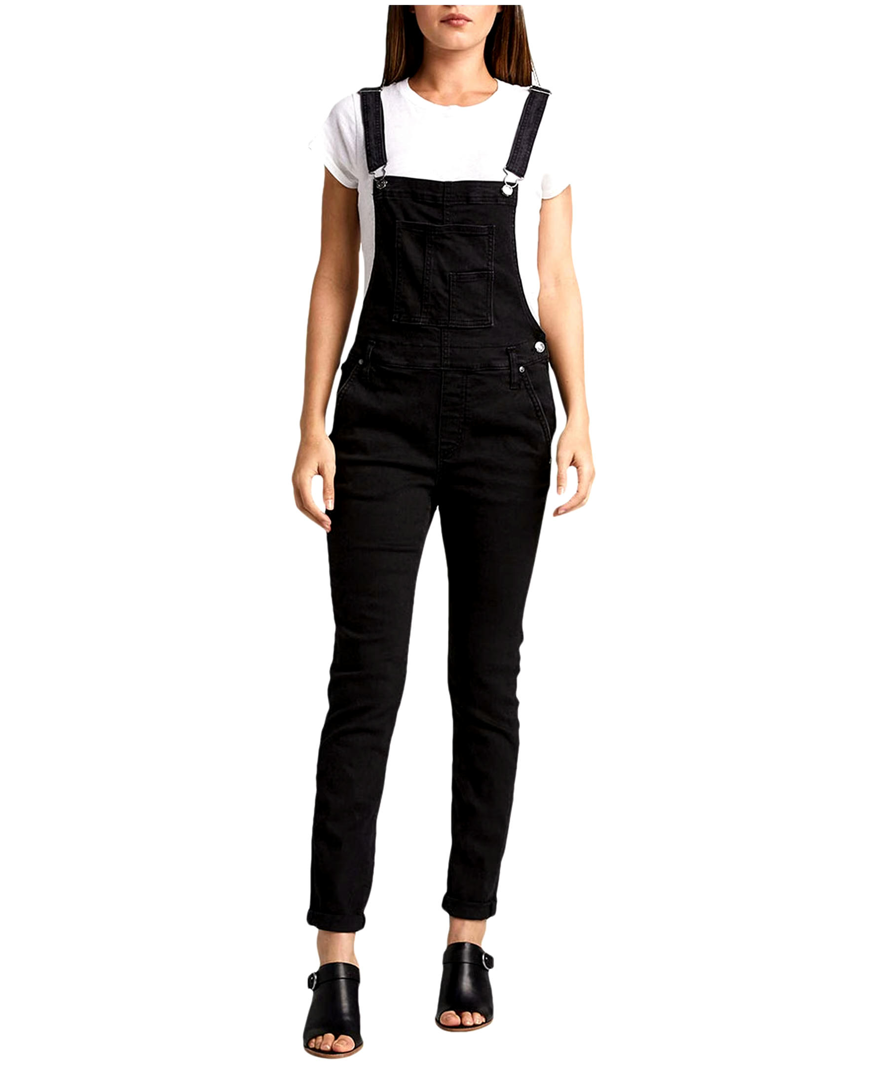 Silver Women's Overall Jeans