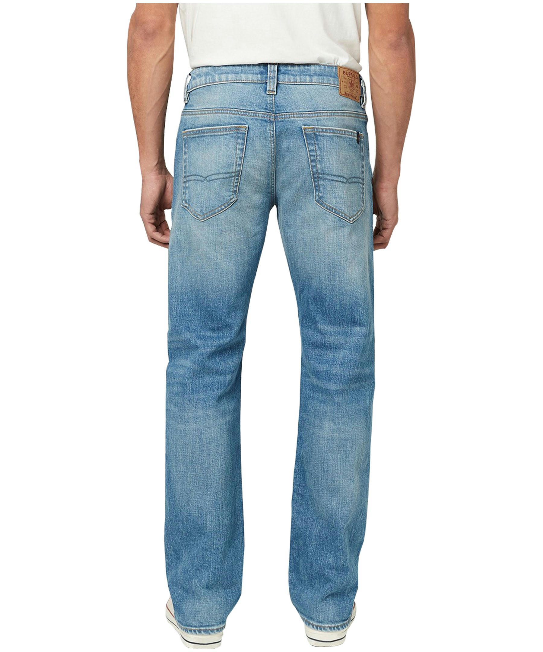 Buffalo Men's Driven Relaxed Fit Straight Leg Comfort Stretch Denim Jeans