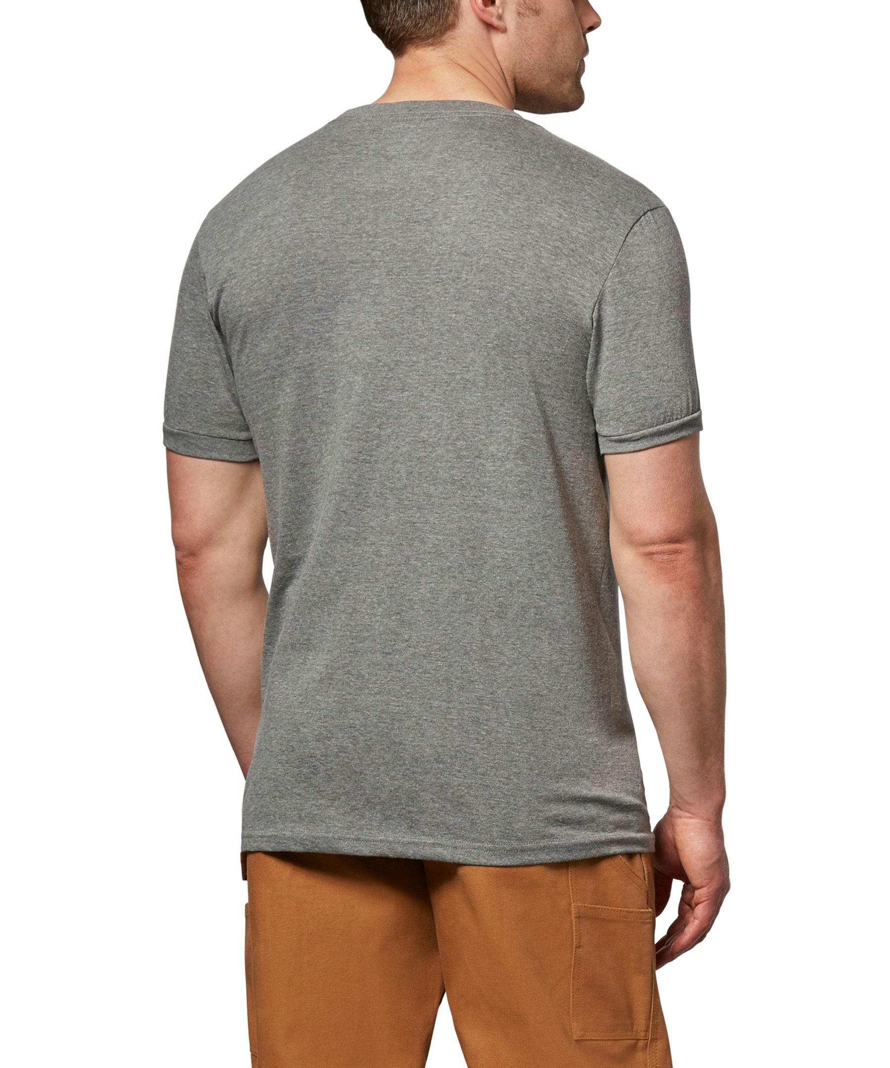 Aggressor Men's Crewneck Short Sleeve Work T-Shirt With FRESHTECH