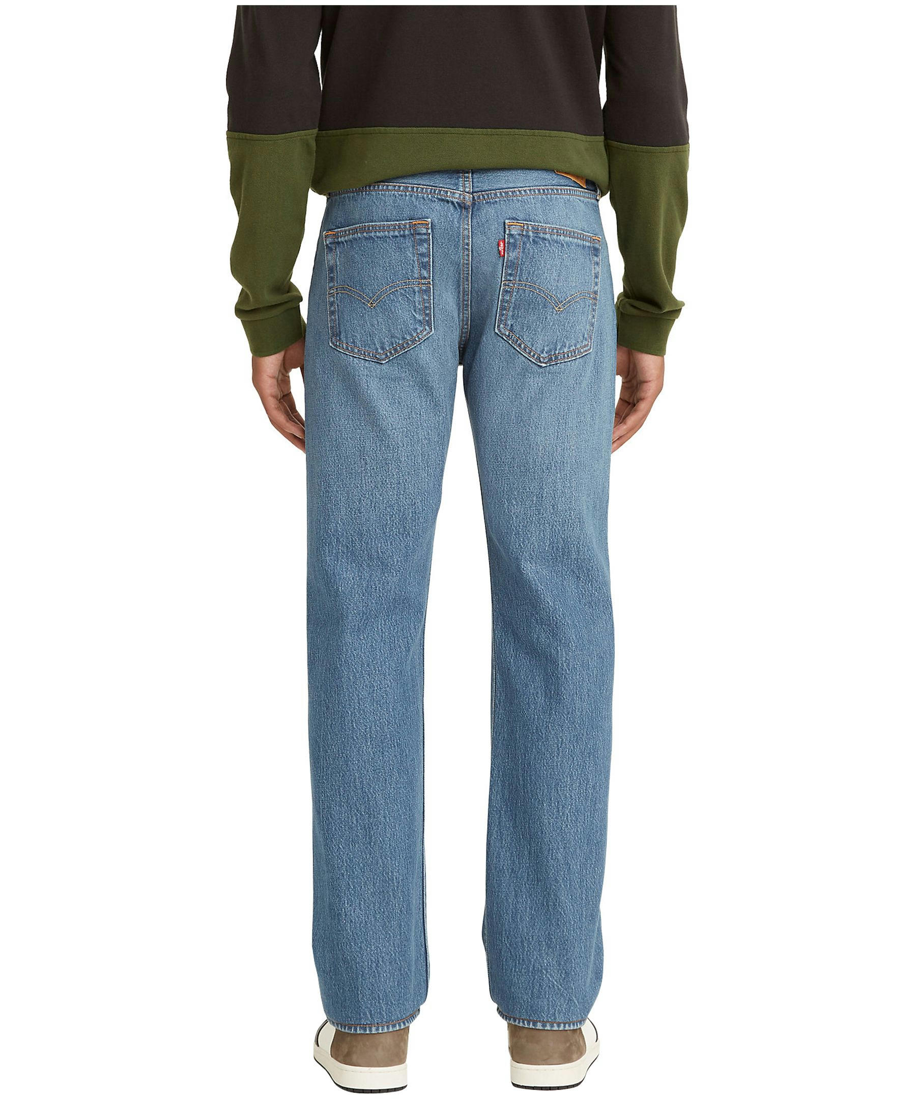 Levi's Men's 501 Original Mid Rise Straight Fit Jeans