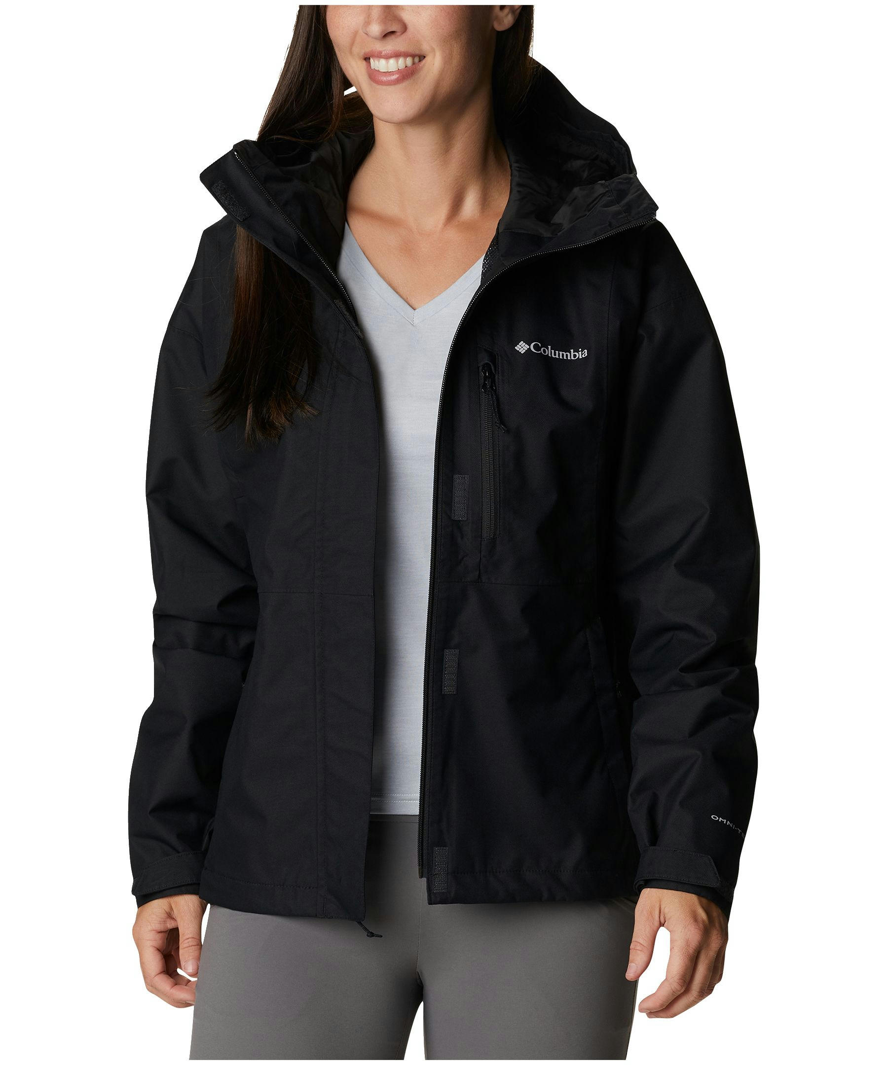 Columbia Women's Hikebound Omni-Tech Hooded Waterproof Rain Jacket