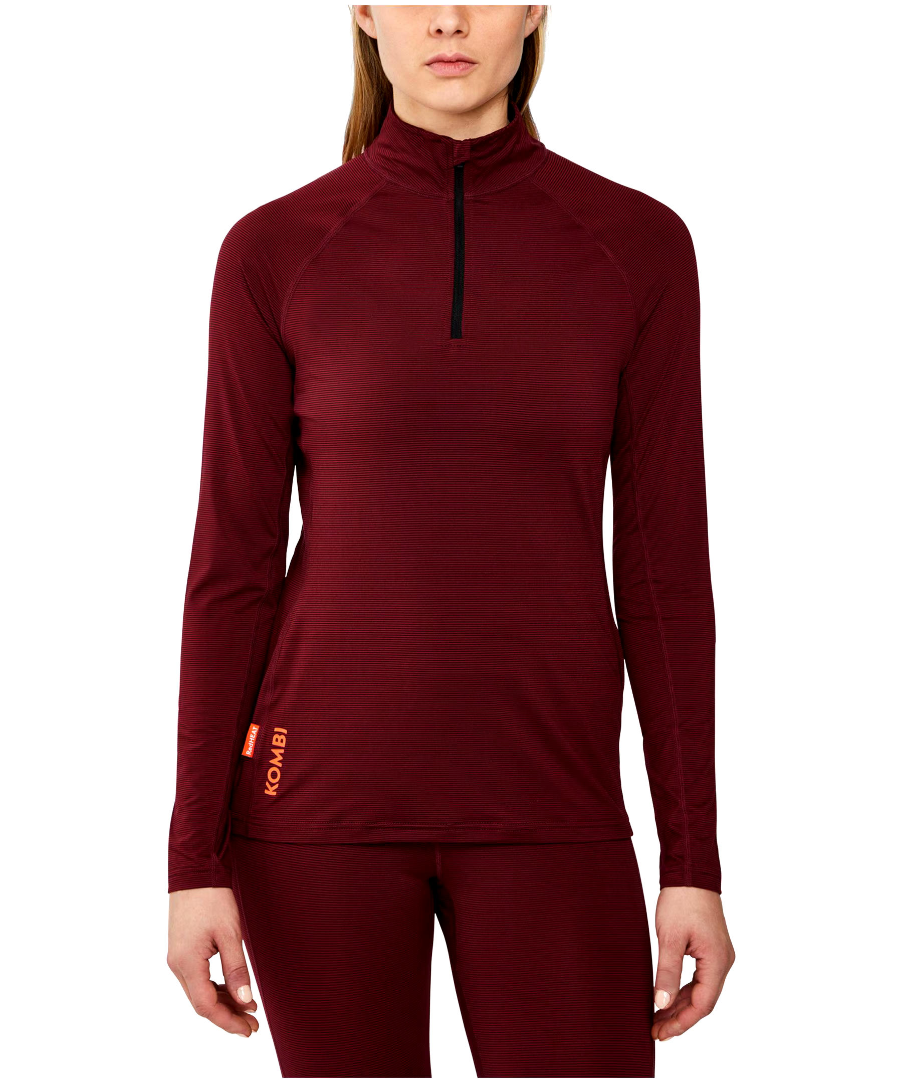 Kombi Women's Redheat Active Zip Baselayer Top
