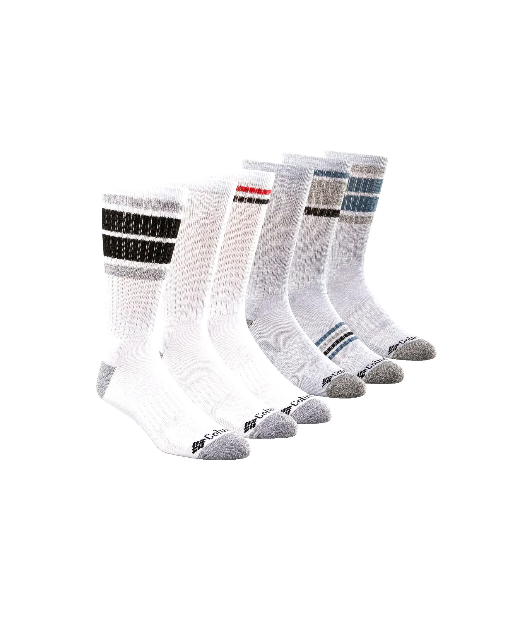 Columbia Men's 6-Pack Sport Crew Socks