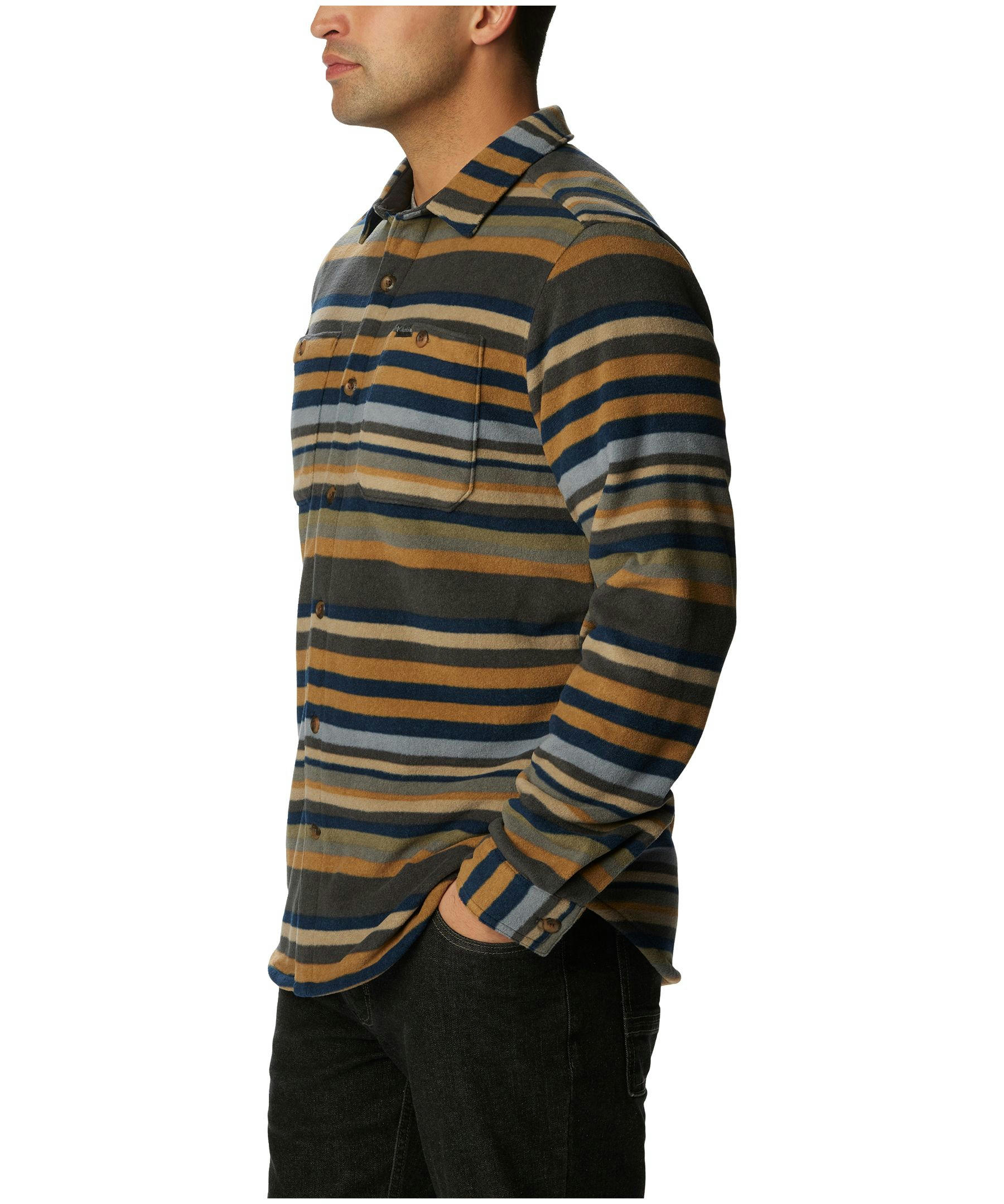 Columbia Men's Flare Gun Fleece Long Sleeve Shirt Jacket