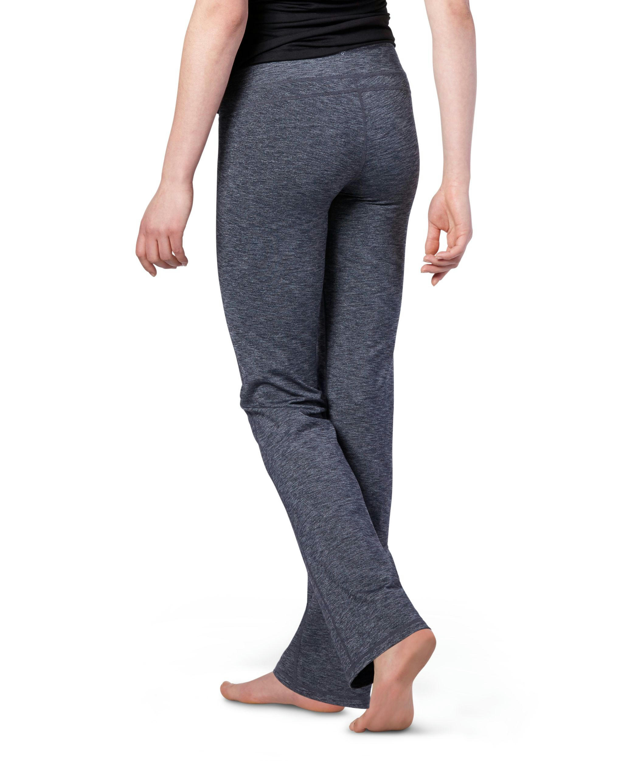 Shambhala Women's Mid Rise Live-In Shape Tummy Slimming Straight Leg Pants
