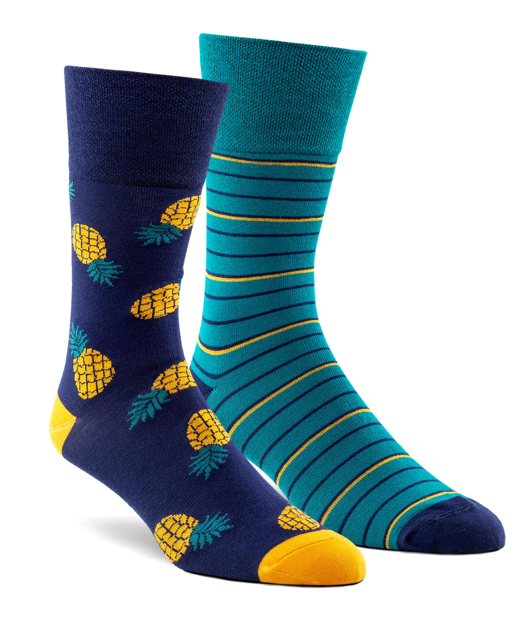 Men's 2 Pack FRESHTECH Non-Binding Novelty Socks