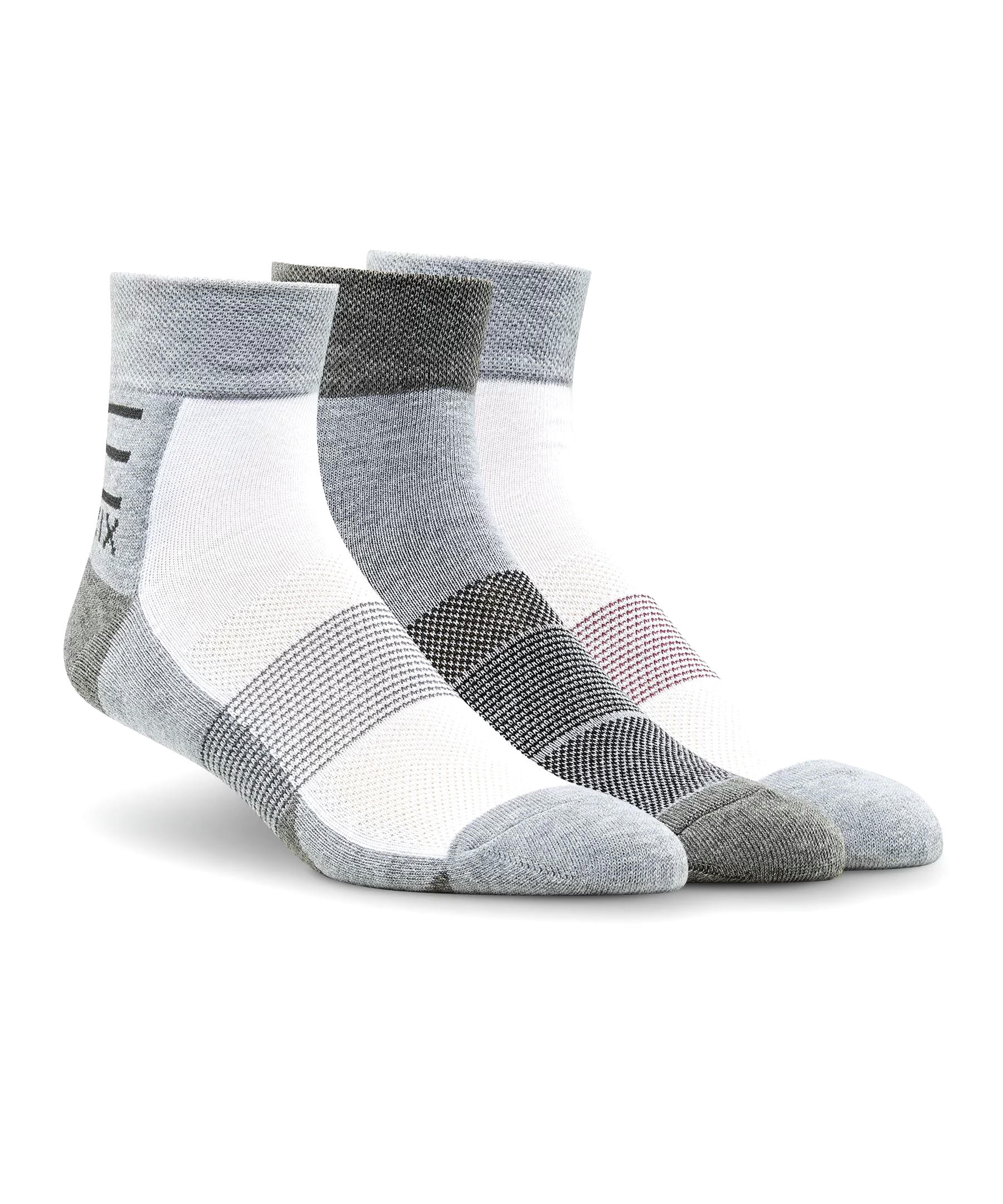 Matrix Men's BOGO Quarter Height Sport Socks, 3 Pack