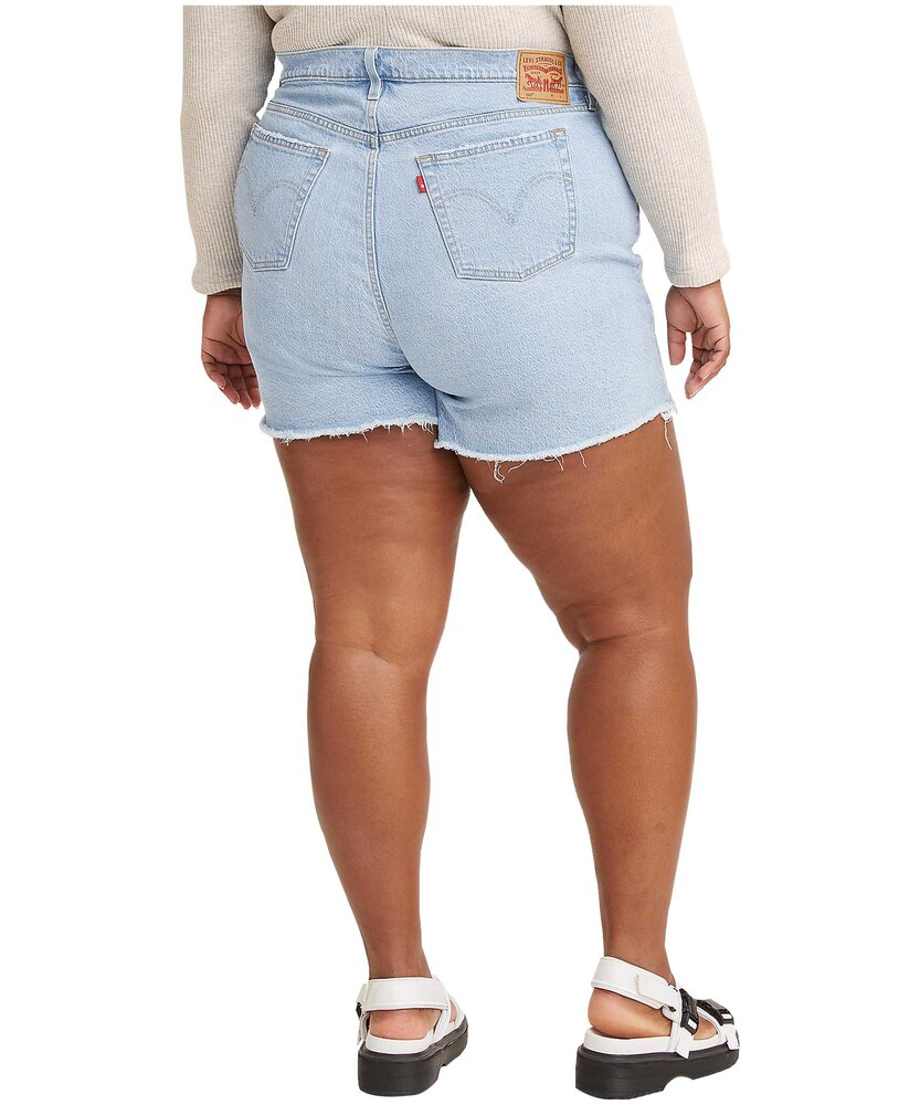Levi's Women's 501 Cut Off Hem Mid Rise Shorts