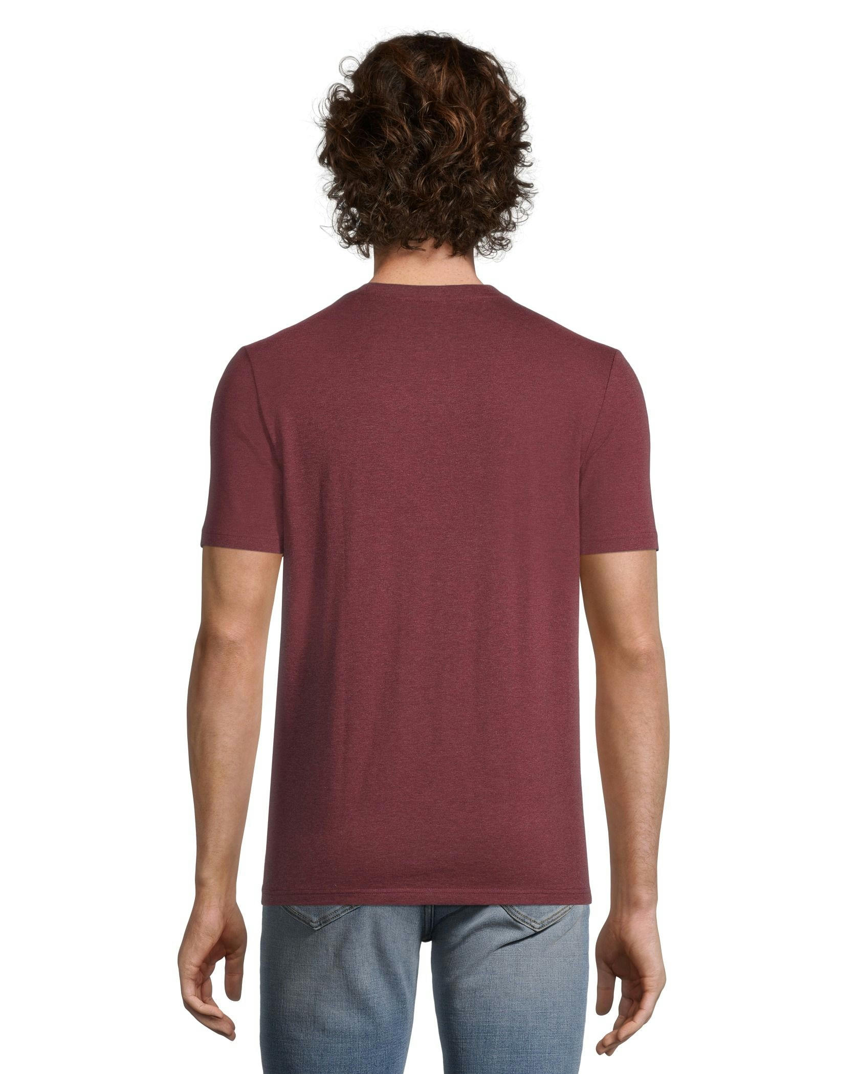 Denver Hayes Men's Stretch Modern Fit Crewneck T-Shirt