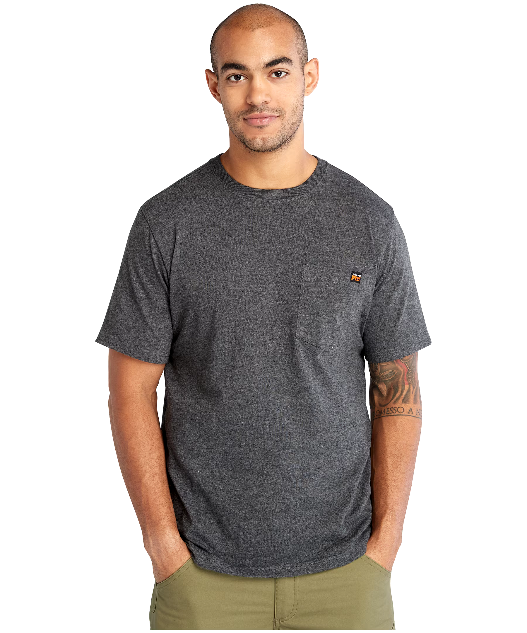 Timberland Men's Pro Original Fit Pocket T Shirt