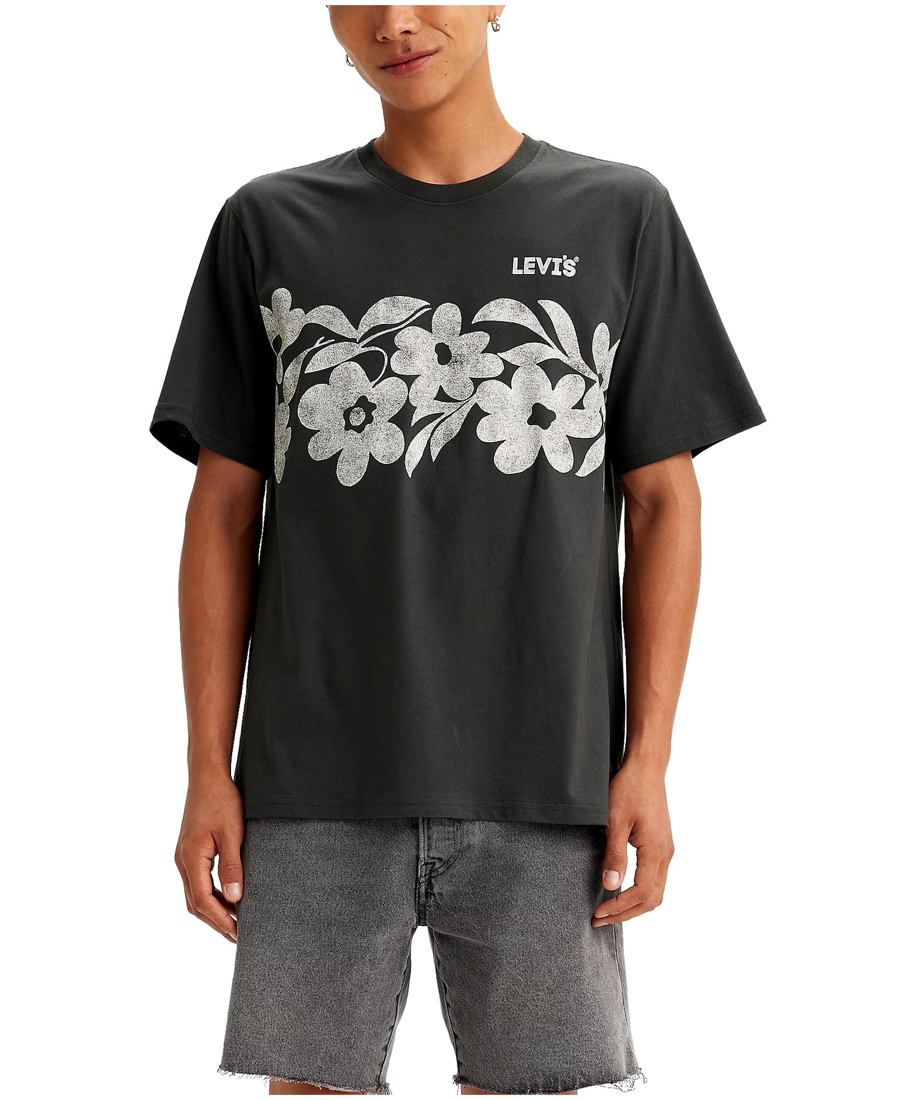 Levi's Men's Floral Graphic Cotton T Shirt