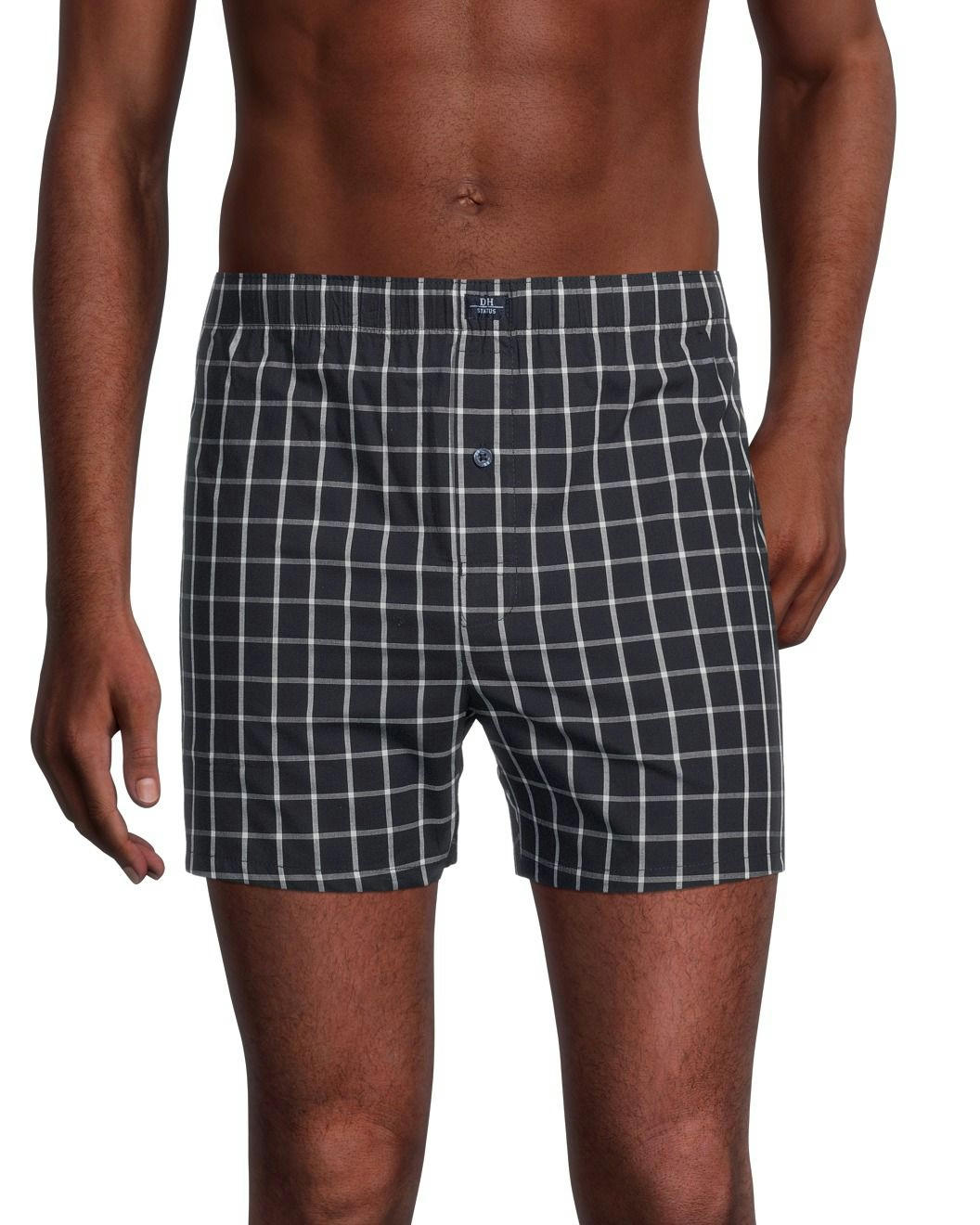 Denver Hayes Men's 2 Pack Woven Boxer