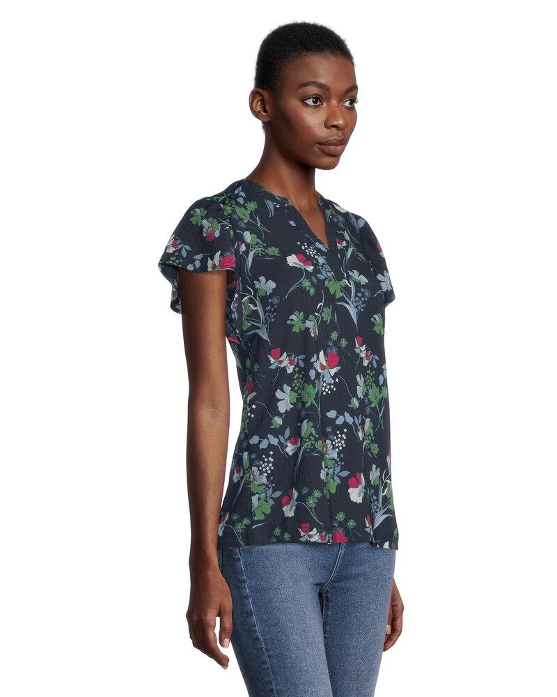 Women's Flutter Sleeve Blouse