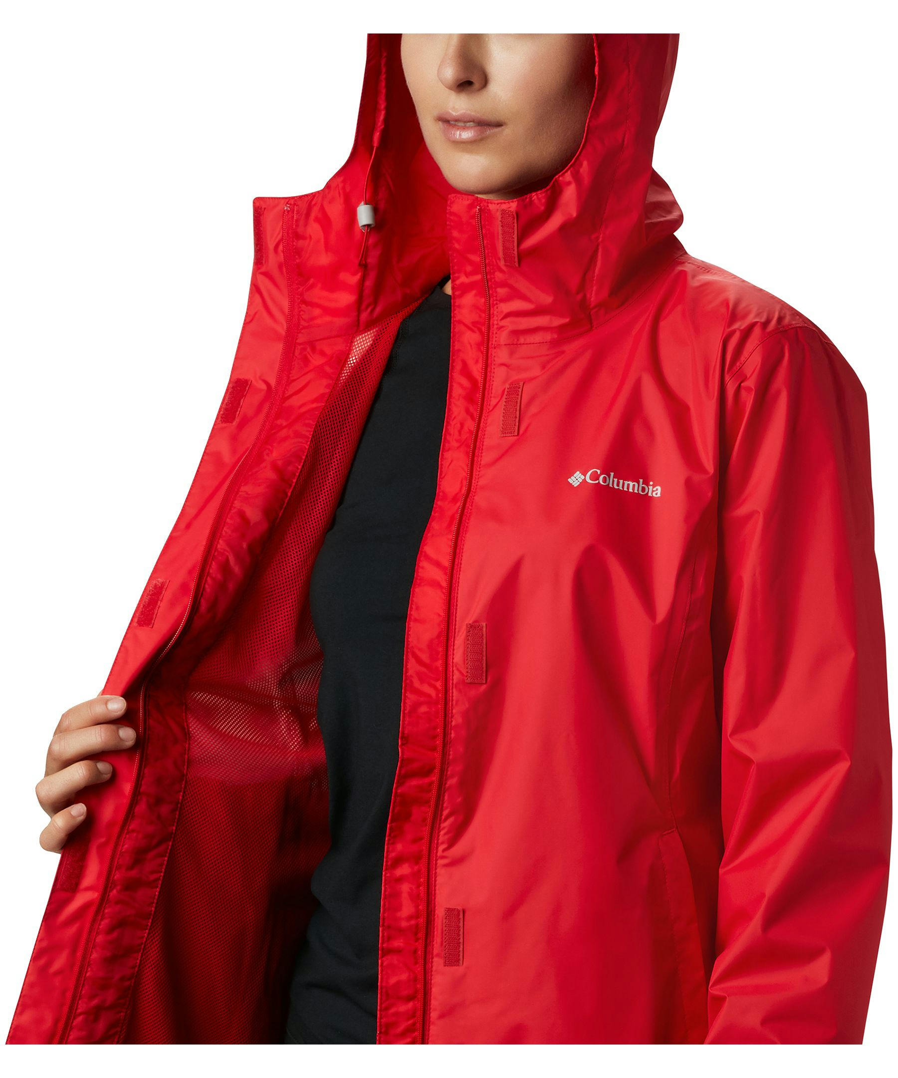Columbia Women's Arcadia II Hooded Rain Jacket, Waterproof, Breathable, Packable, Shell