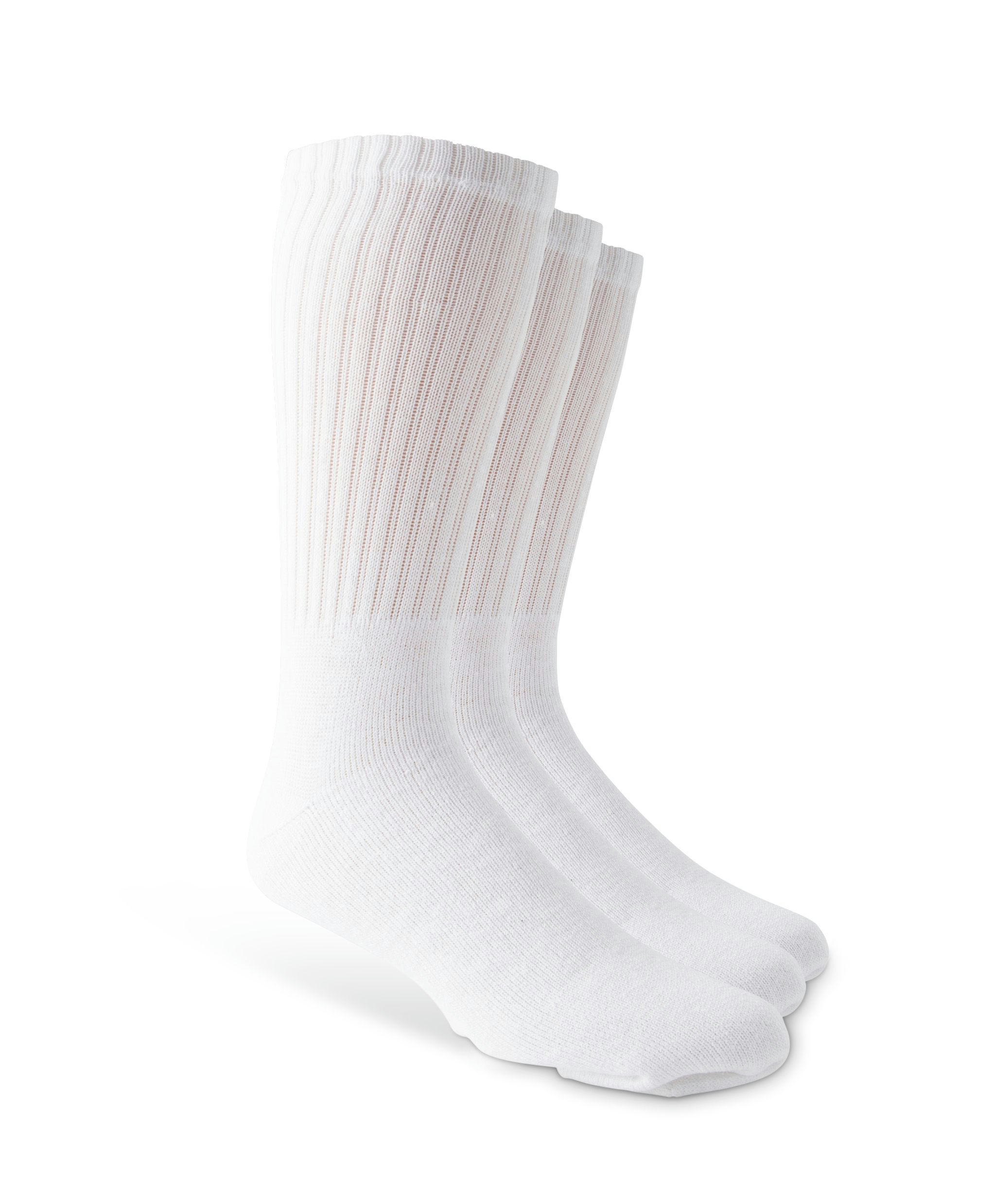 Matrix Men's 3-Pack Performance Quad Comfort Tall Sport Crew Socks