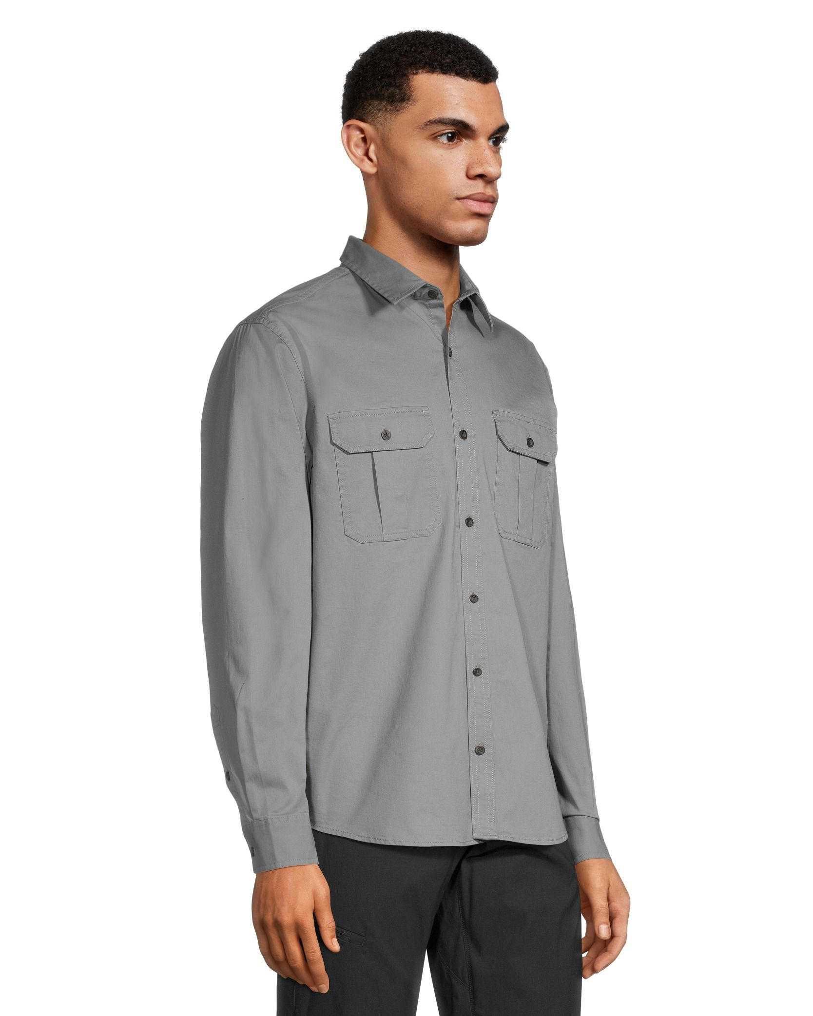 WindRiver Men's Long Sleeve Classic Fit Utility Shirt