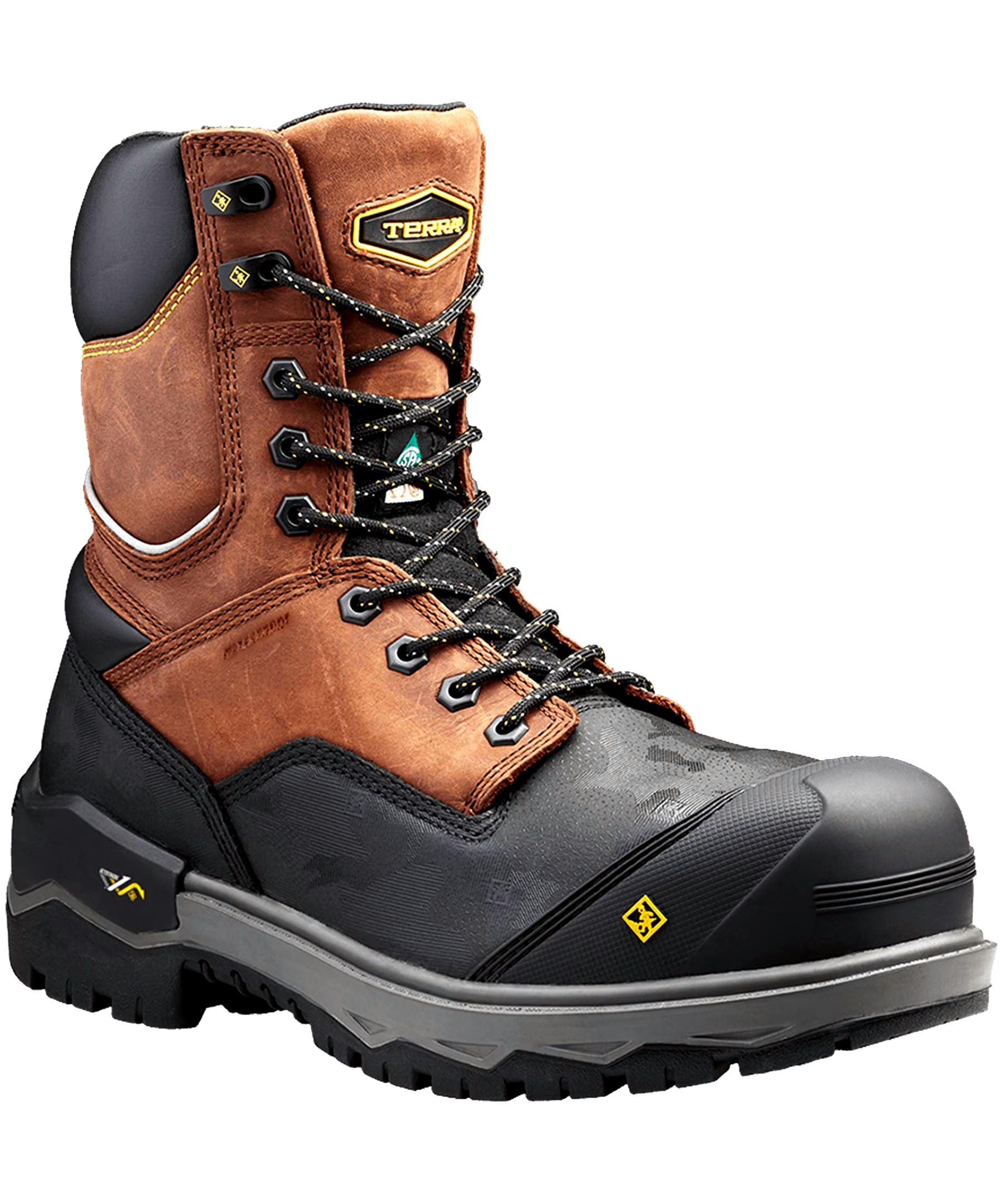 Terra Men's Gantry 8 Inch Composite Toe Composite Plate Work Boot