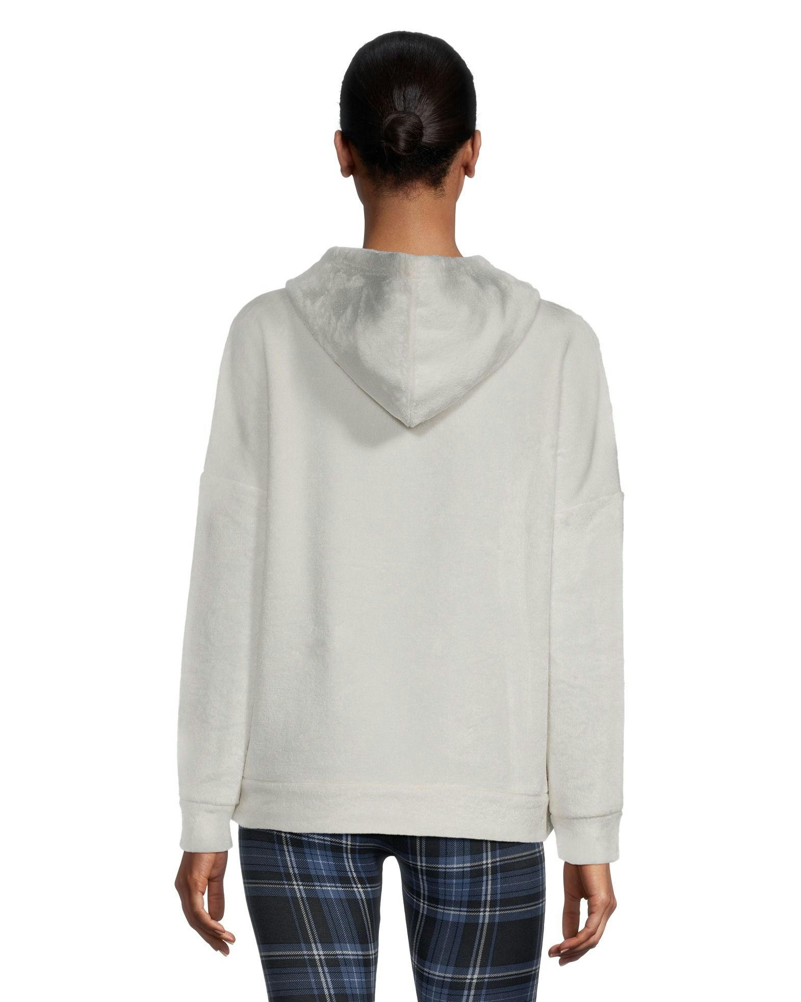 Denver Hayes Women's Plush Velour Hooded Shirt