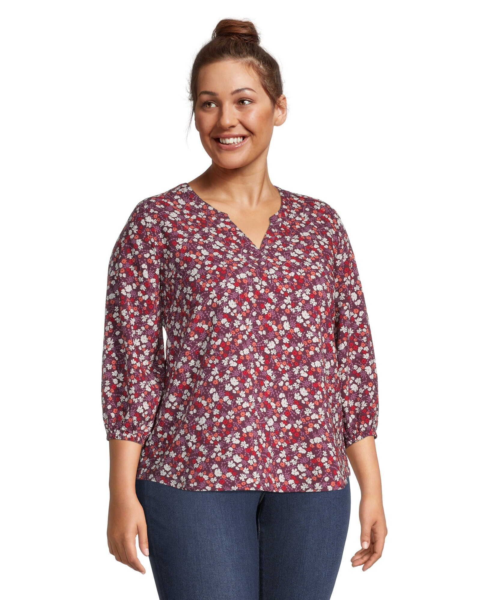 Women's Three Quarter Sleeve Blouse